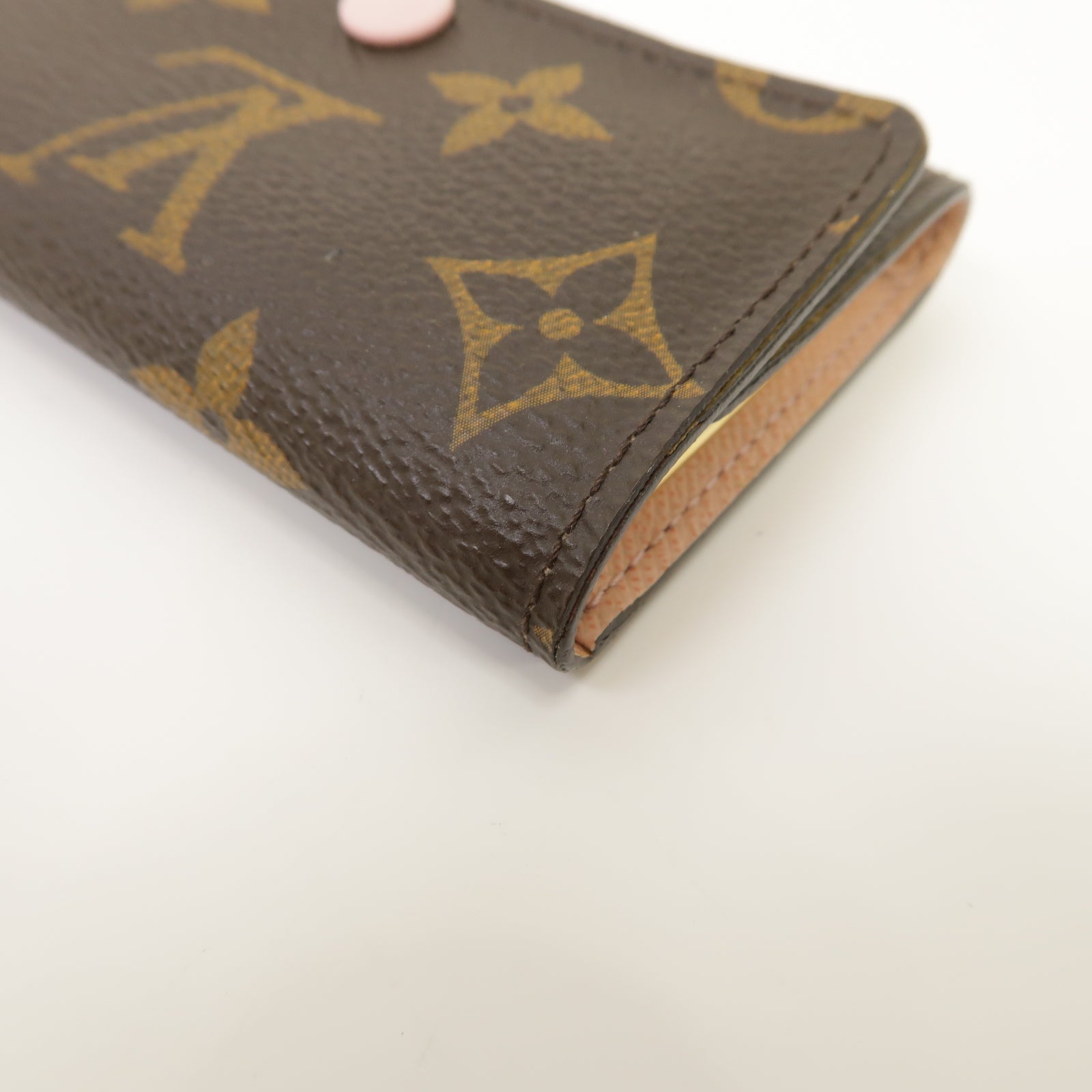 LOUIS VUITTON Monogram Multicles Key Holder金扣鑰匙套啡色