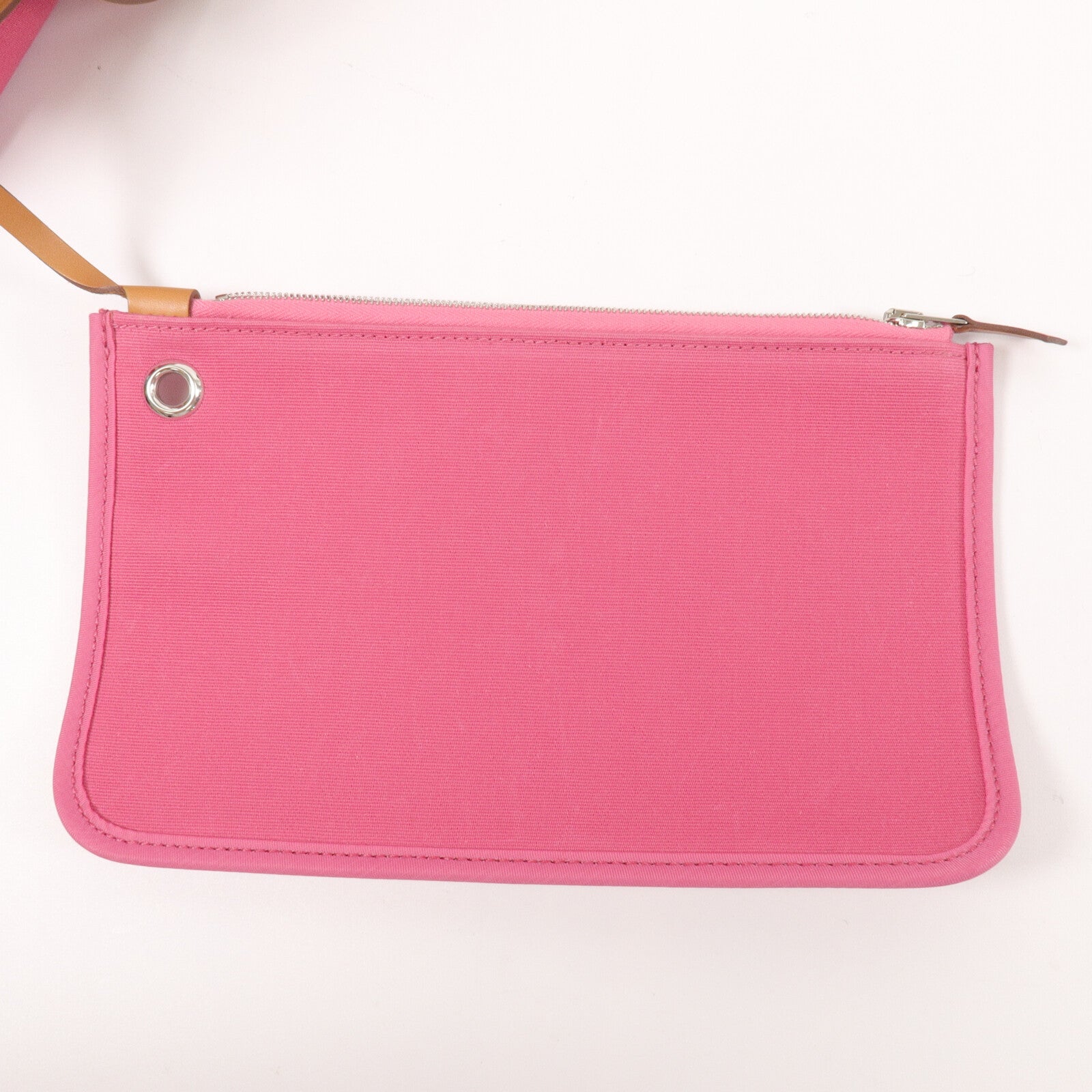 HERMES 帆布Herbag PM手挽肩背兩用袋Pink