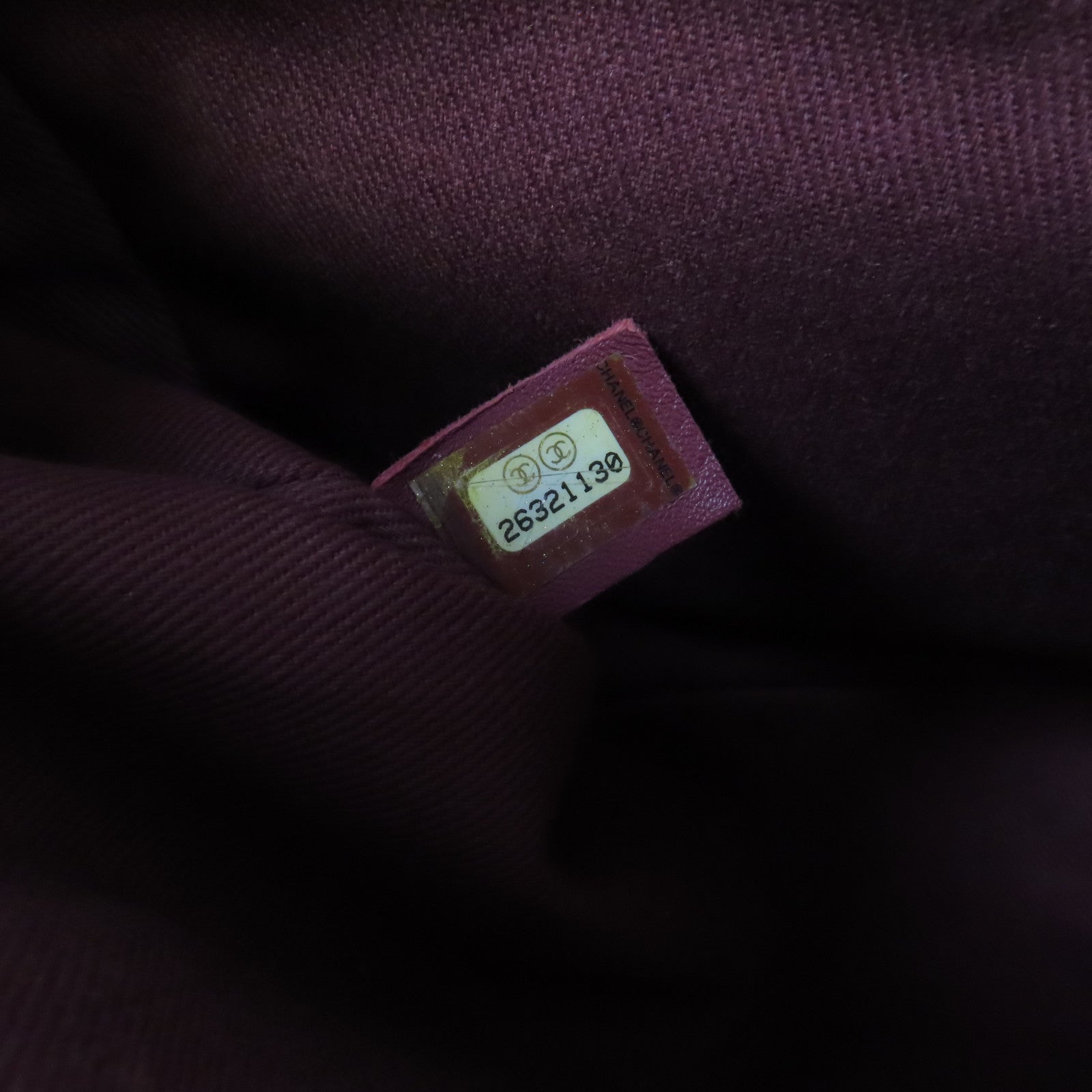 CHANEL 【激減優惠】斜紋牛皮皮革Chain Shoulder金扣手挽肩背兩用袋米色