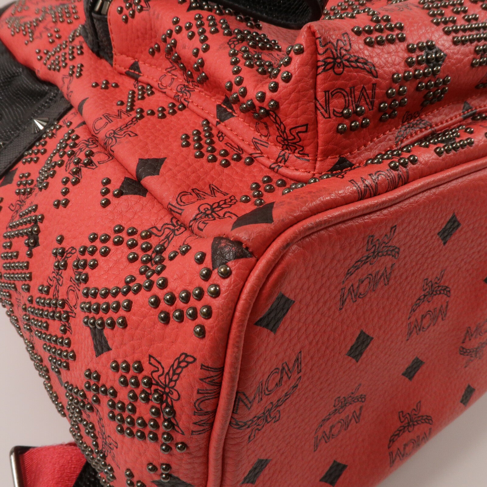 MCM 牛皮皮革Backpack背包
