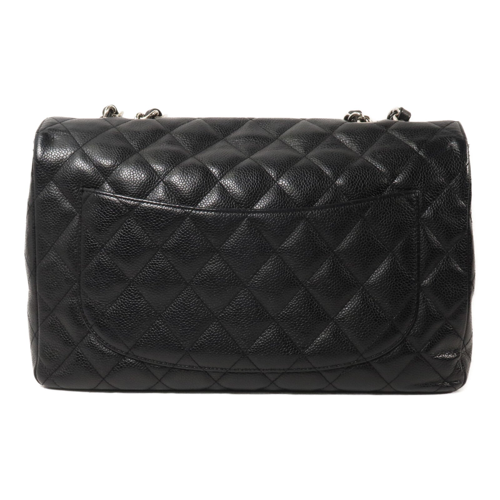 CHANEL 牛皮皮革Large Classic鏈帶肩背袋