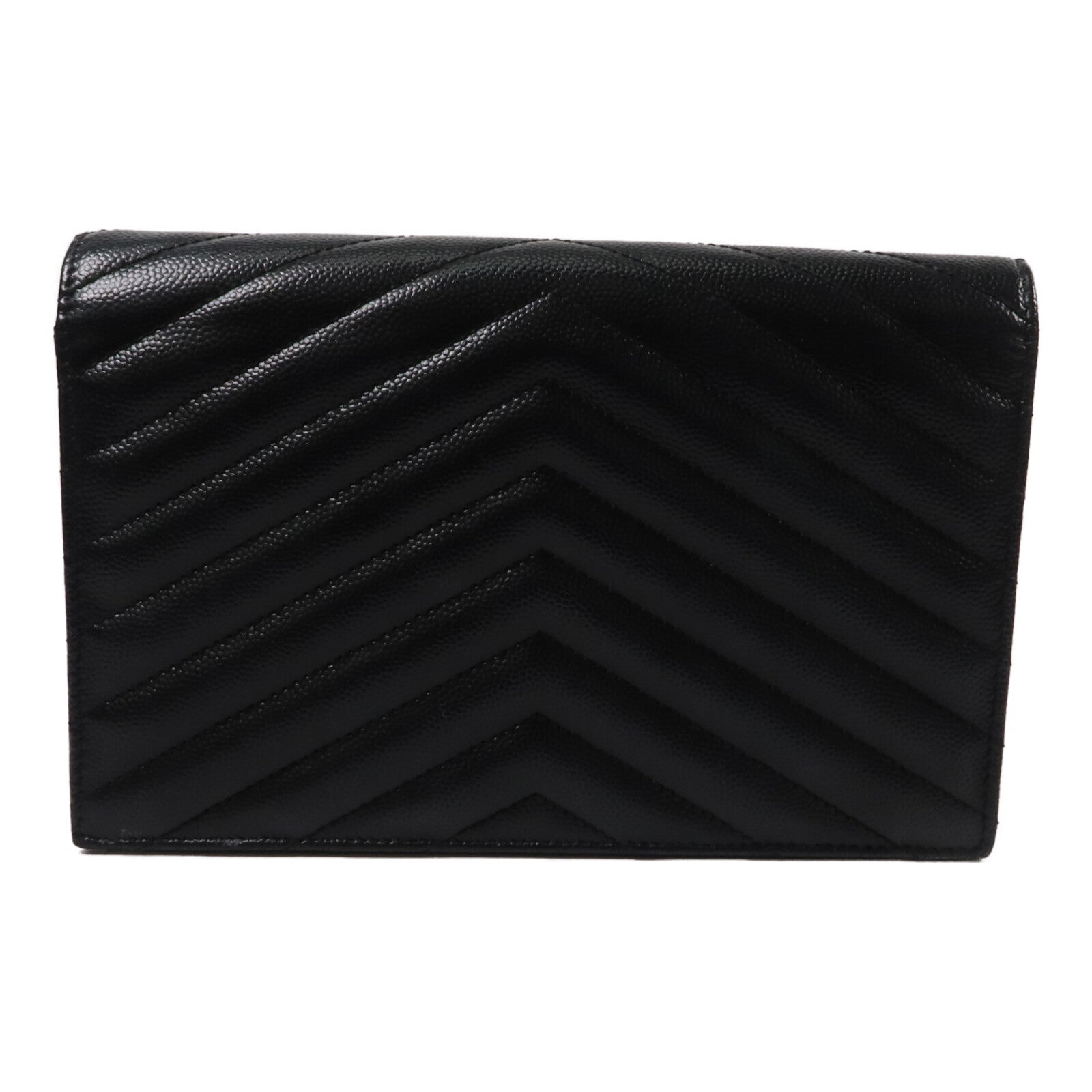 SAINT LAURENT 牛皮皮革Cassandra Envelope Chain Wallet鏈帶肩背袋