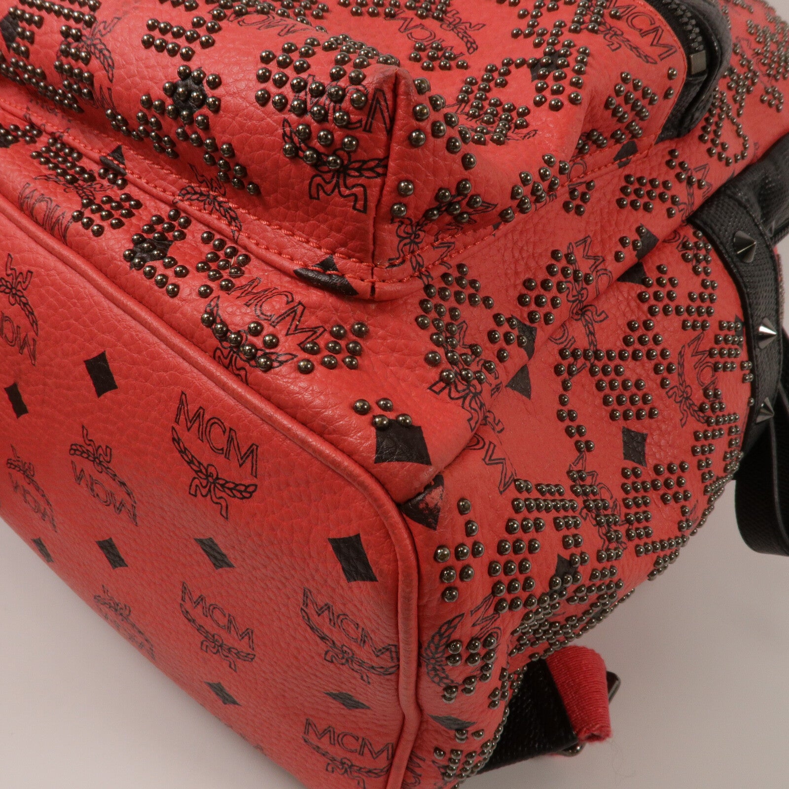 MCM 牛皮皮革Backpack背包