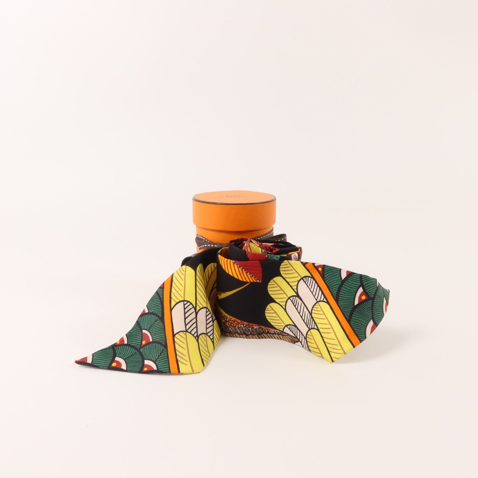 HERMES 絲質Twilly絲巾
