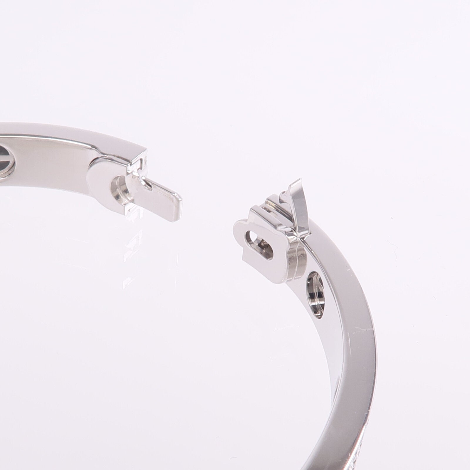 CARTIER 【激減優惠】18K白金/陶瓷Love Bracelet鑽石手鐲Cartier#17
