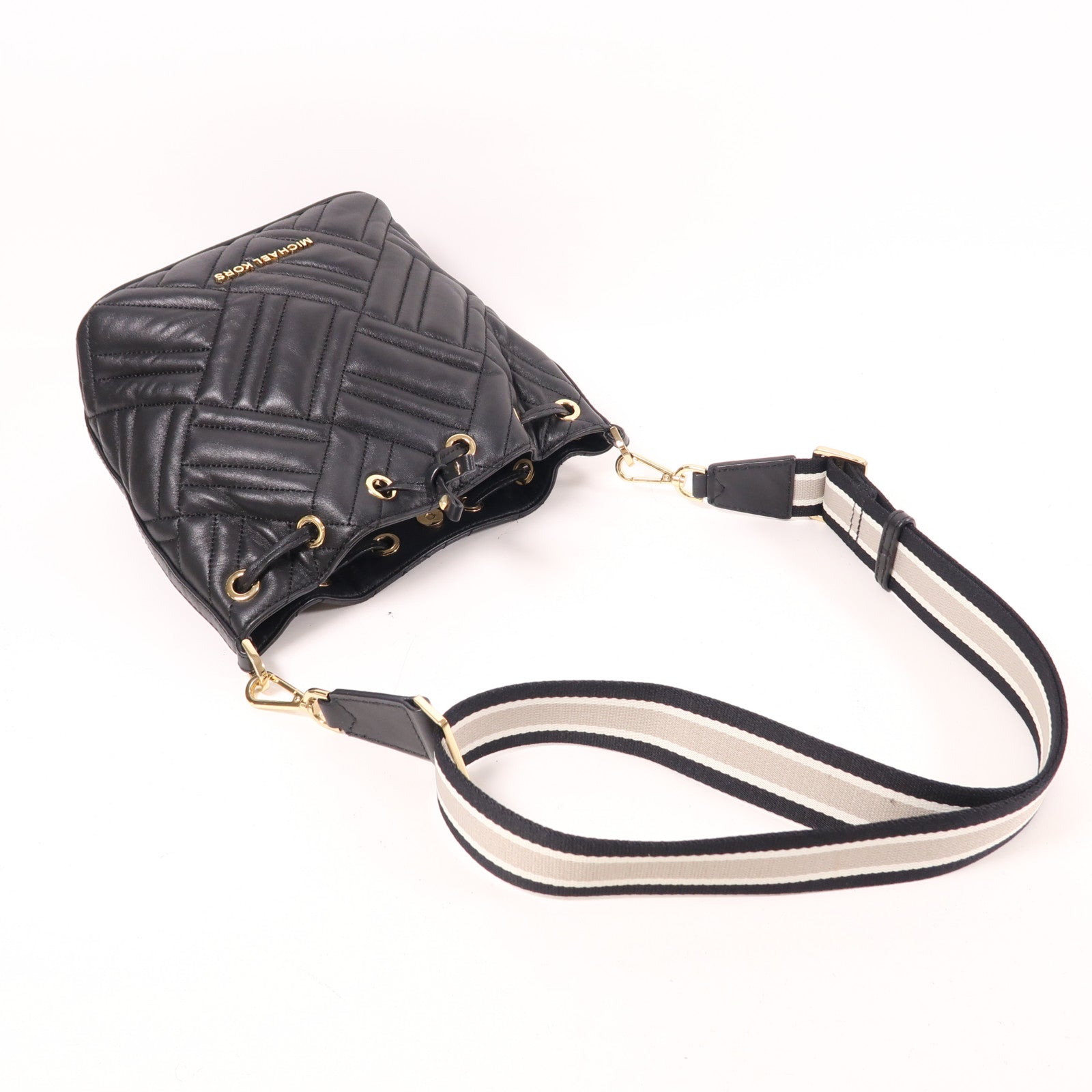 Michael Kors 【激減優惠】羊皮皮革Shoulder Bag金扣肩背袋