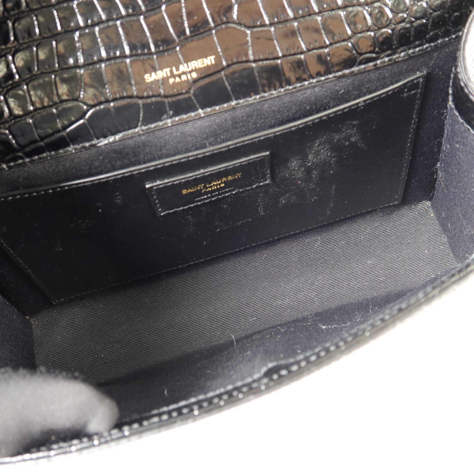 SAINT LAURENT 牛皮皮革Kate Medium Tassel鏈帶肩背袋