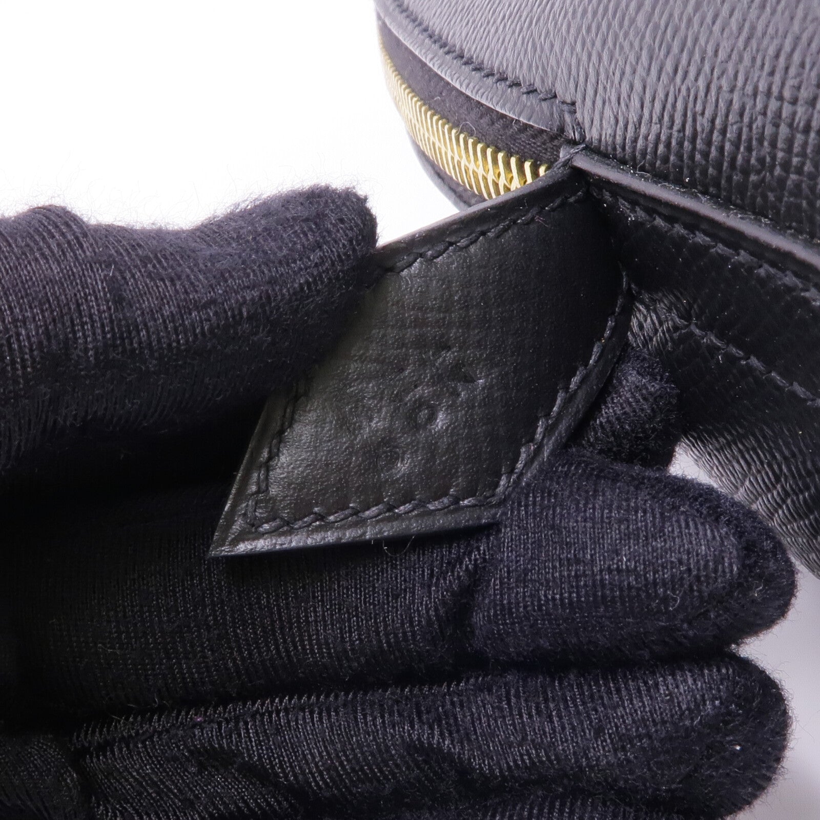 HERMES Epsom皮革Bolide 1923 30金扣手挽肩背兩用袋Noir