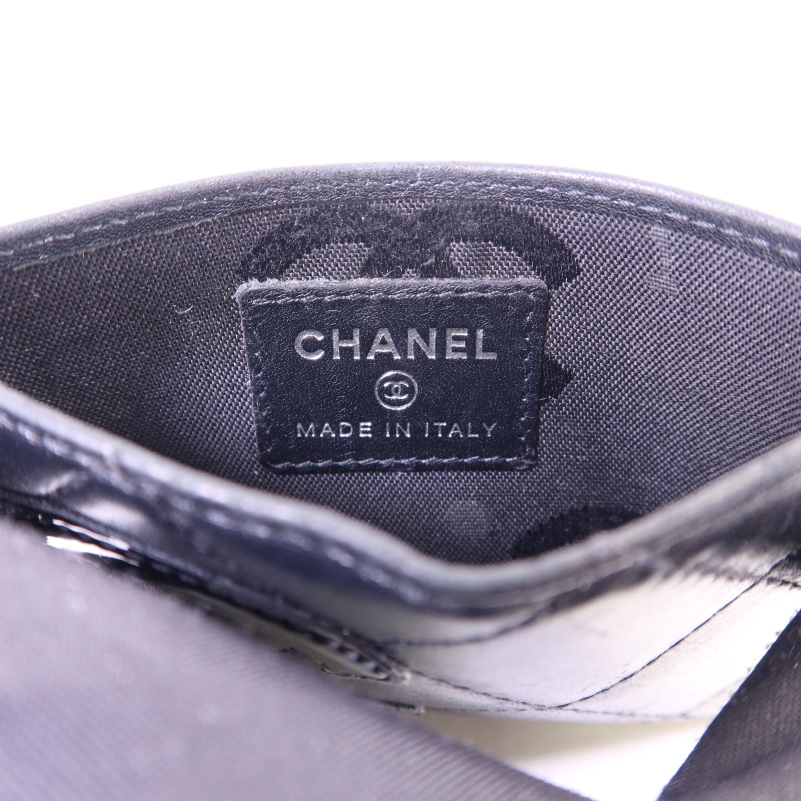 CHANEL 【激減優惠】牛皮皮革Cambon Card Case卡片套