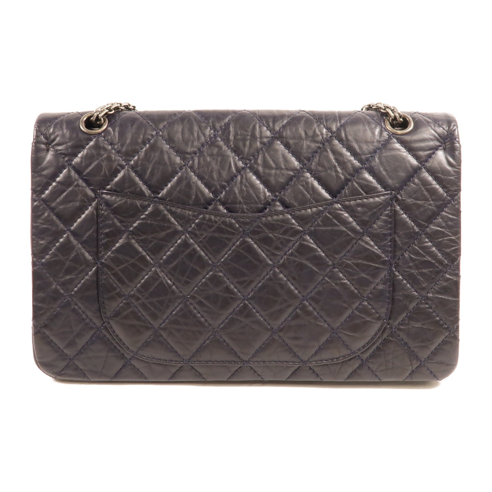 CHANEL 牛皮皮革Chanel 2.55 Large鏈帶肩背袋