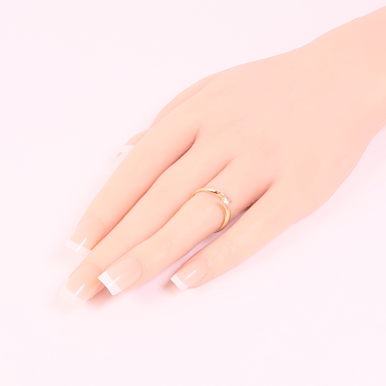 JEWELRY Diamond Ring 18K Pink Gold US#6.5