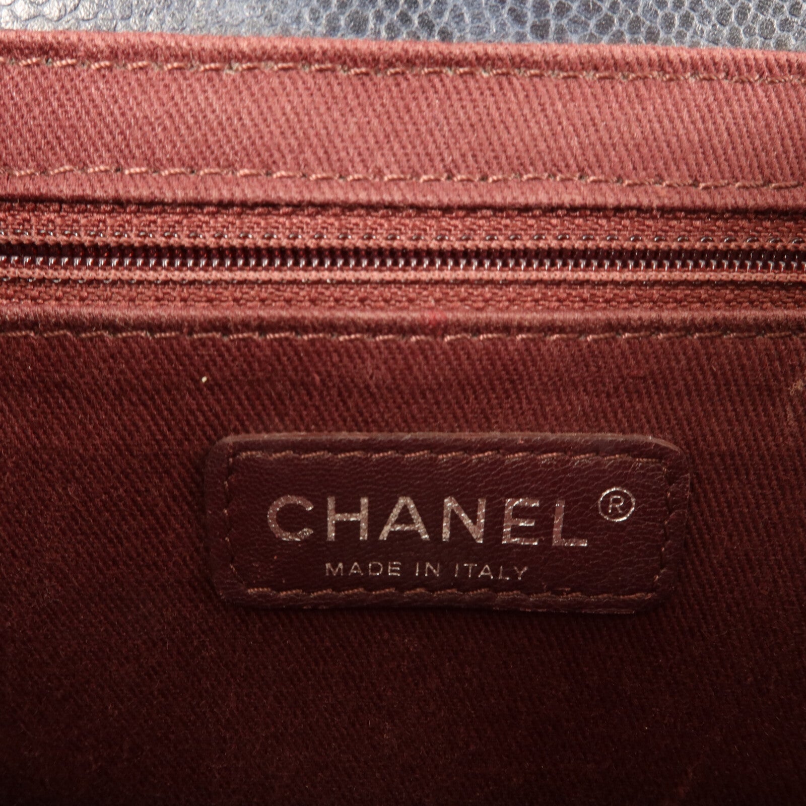 CHANEL 牛皮皮革Magnetic Bag鏈帶手挽肩背兩用袋