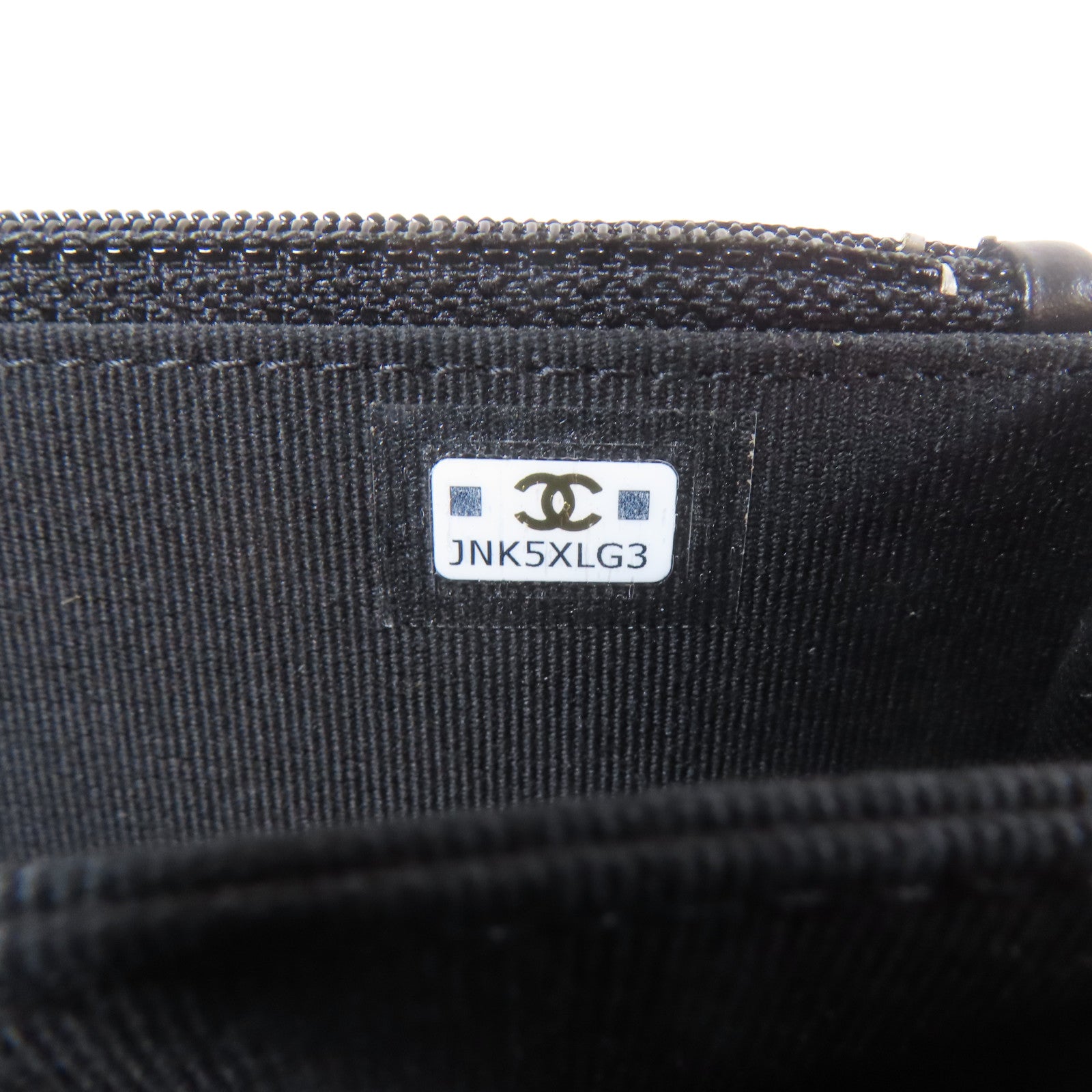 CHANEL 斜紋羊皮皮革2.55 WOC Wallet On Chain黑扣鏈帶肩背袋黑色