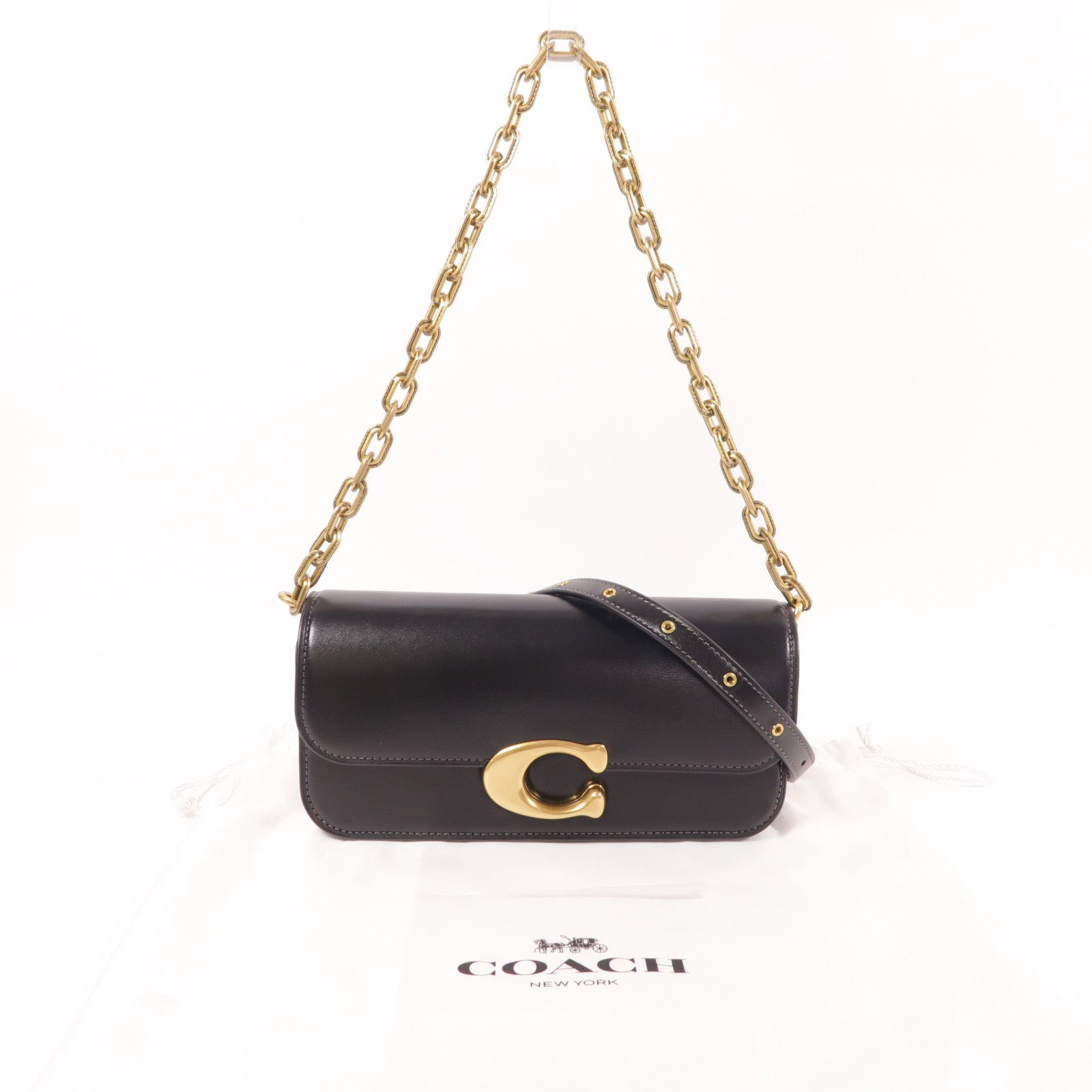 COACH 牛皮皮革Shoulder Bag肩背袋