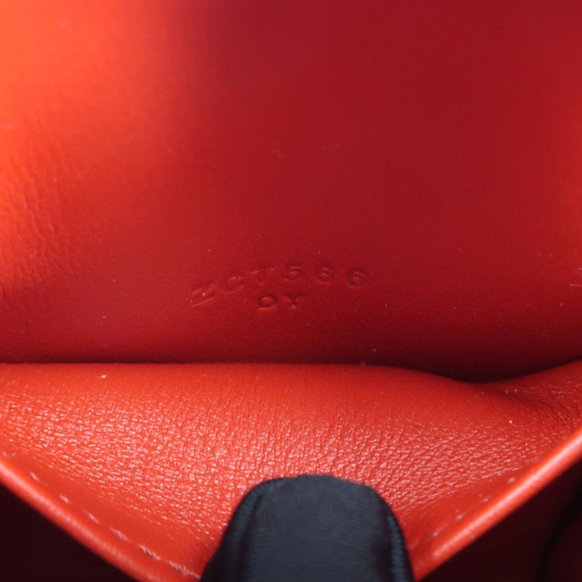 HERMES Swift皮革Mini Lindy銀扣手挽肩背兩用袋Rose Mexico