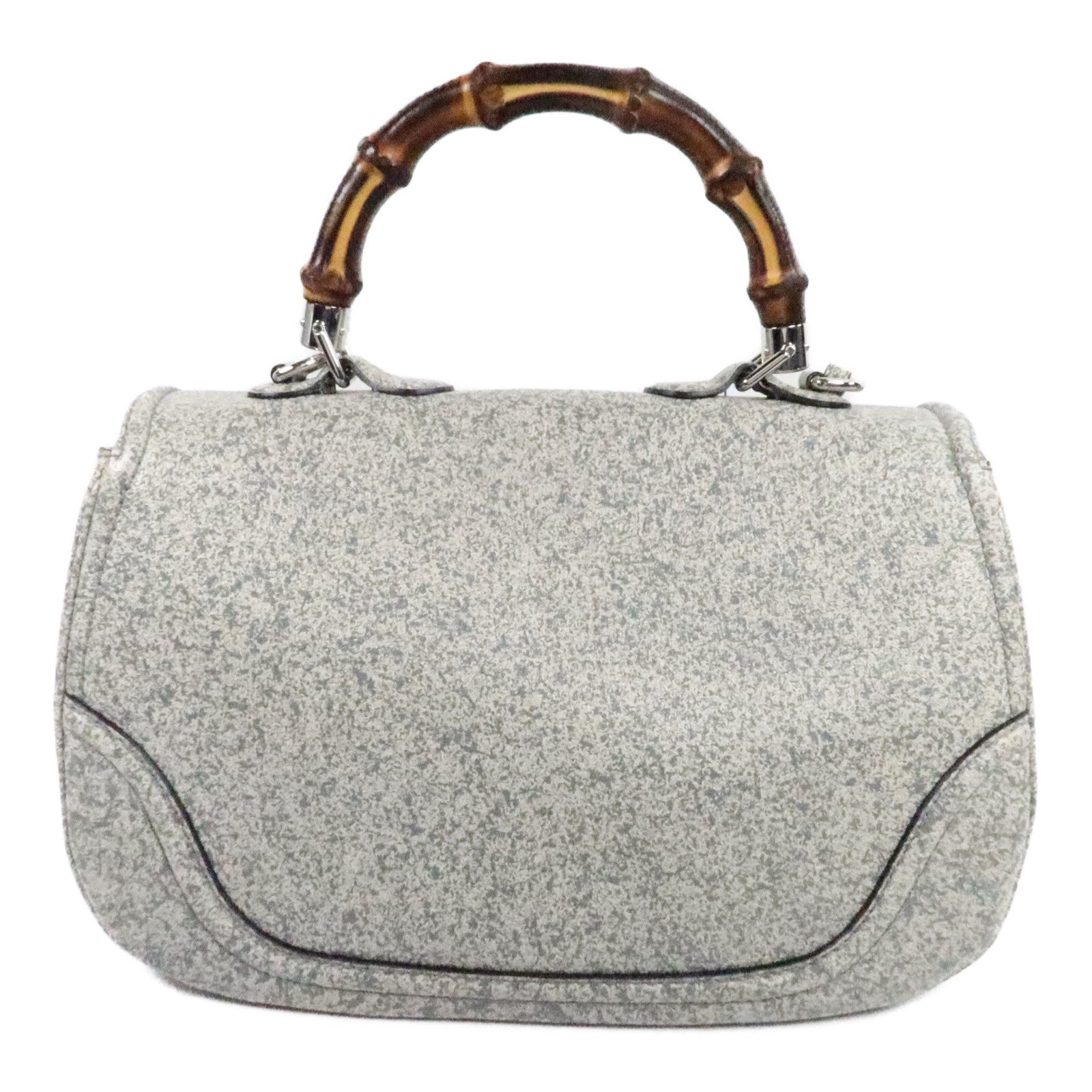 GUCCI 牛皮皮革Bamboo New Large手挽肩背兩用袋