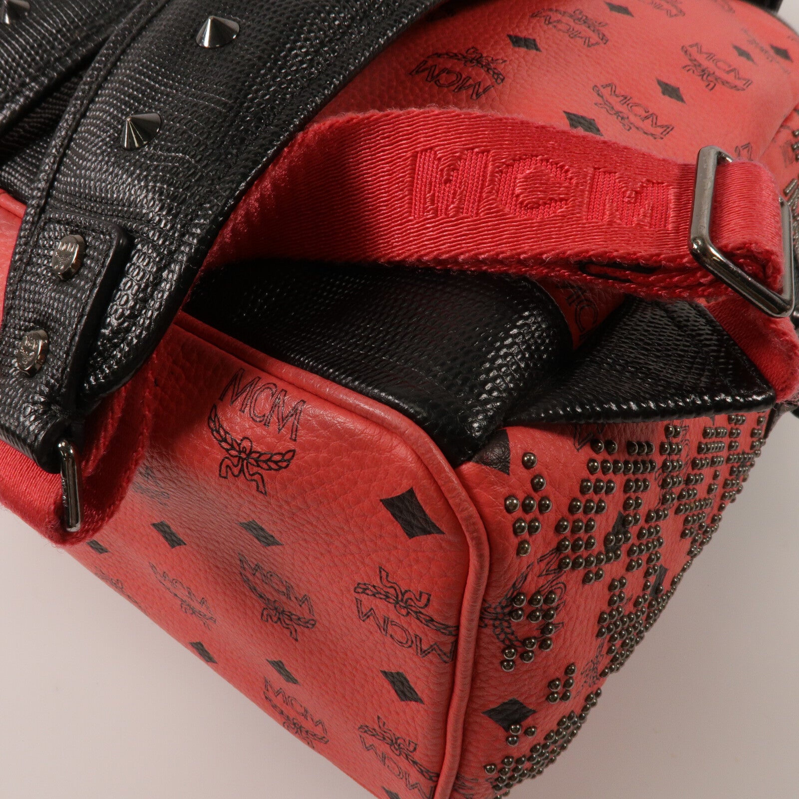 MCM 牛皮皮革Backpack背包