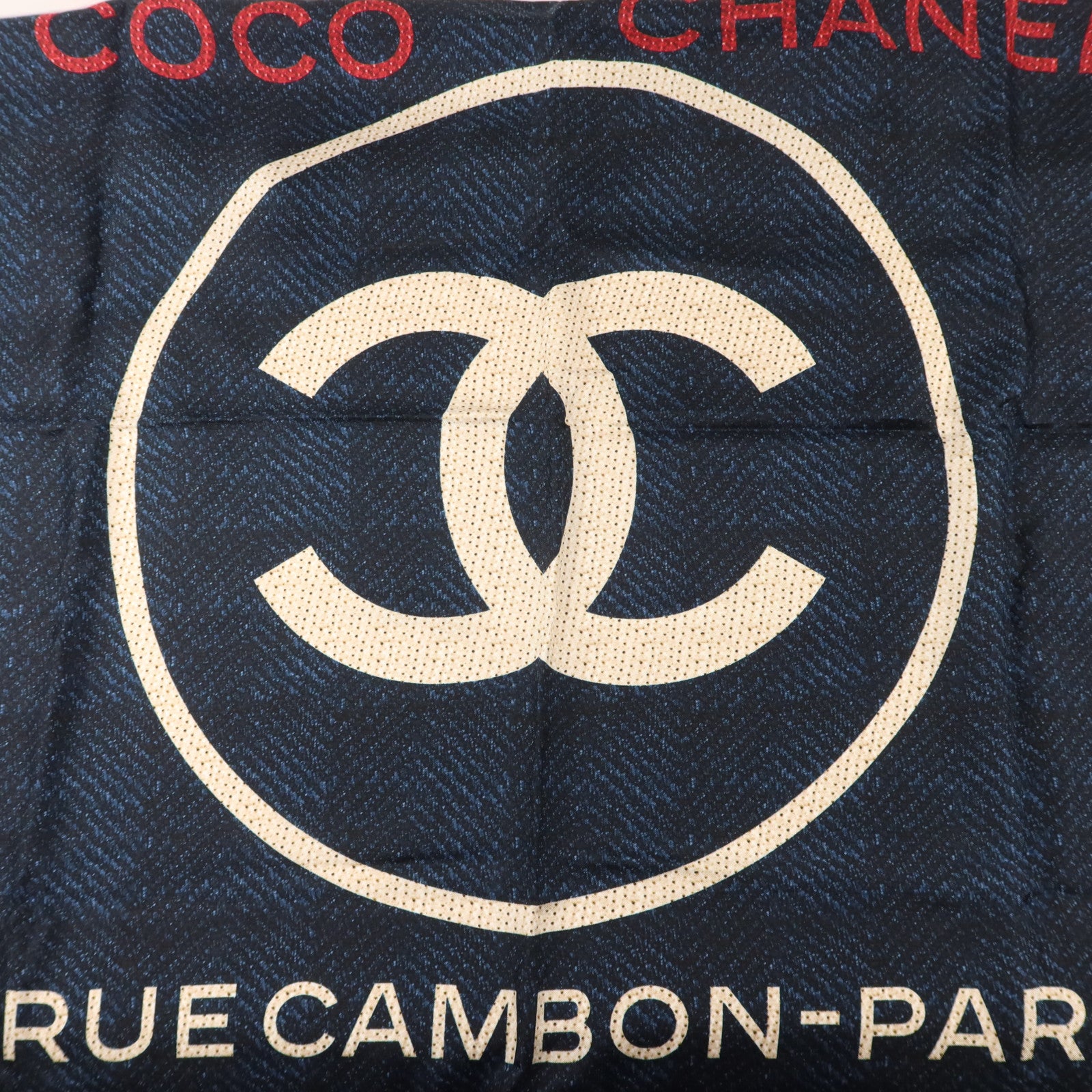 CHANEL 絲質Tweed Silk Scarf絲巾