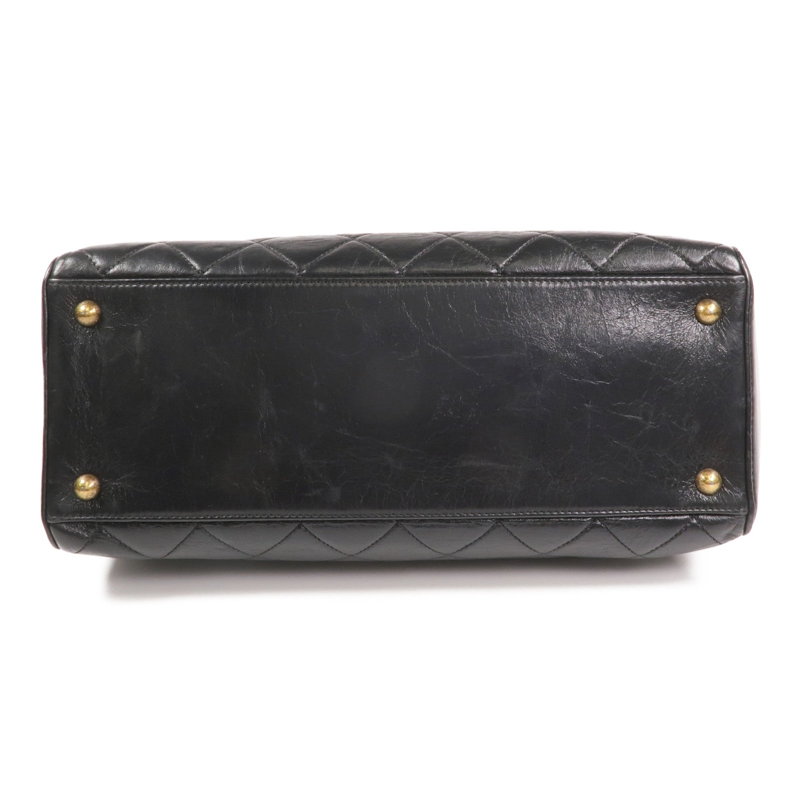 CHANEL 牛皮皮革Chain Shoulder金扣鏈帶肩背袋