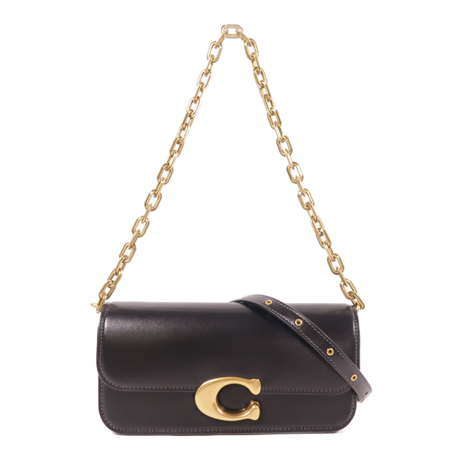 COACH 牛皮皮革Shoulder Bag肩背袋