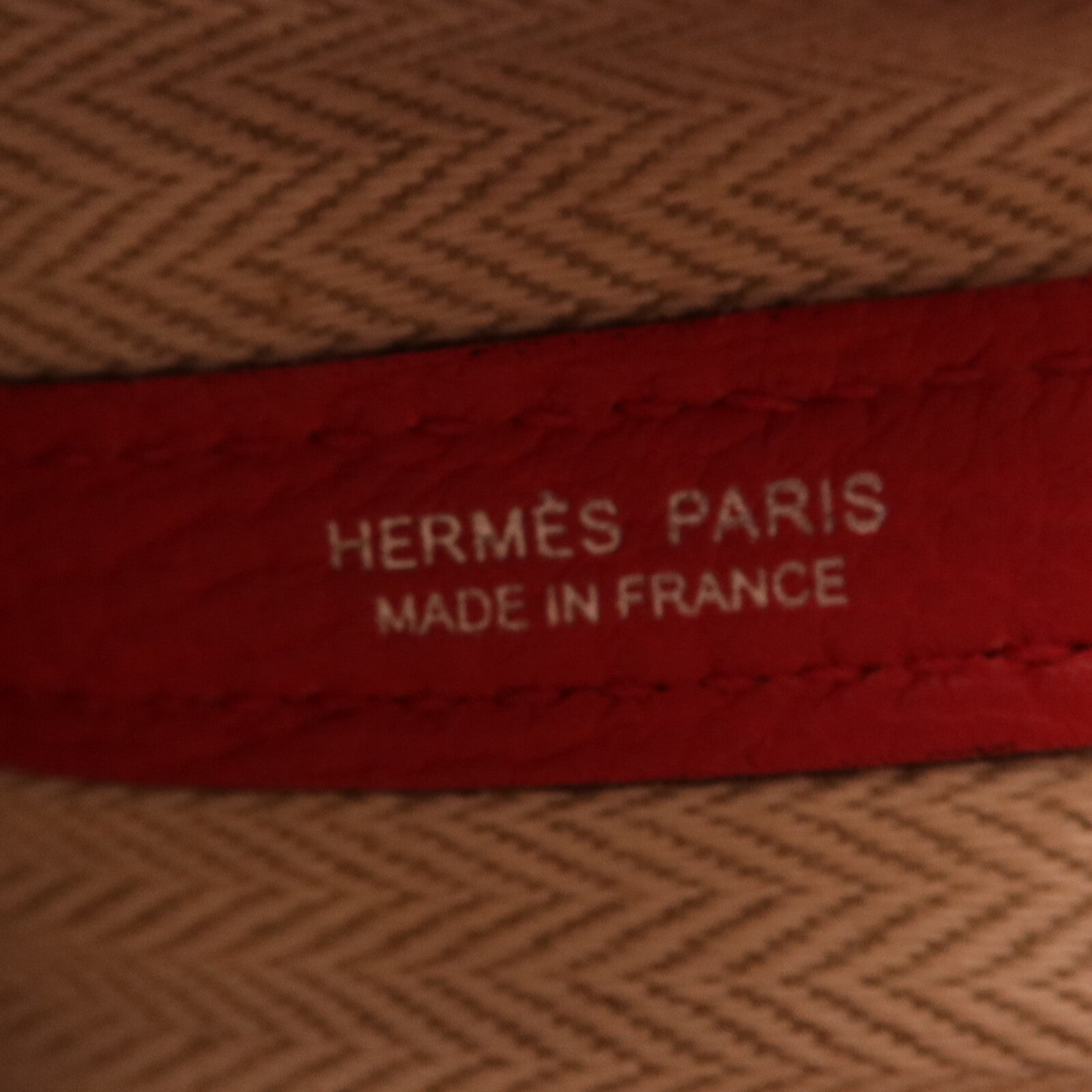 HERMES Clemence皮革Garden Party TPM手挽袋Bougainvillier
