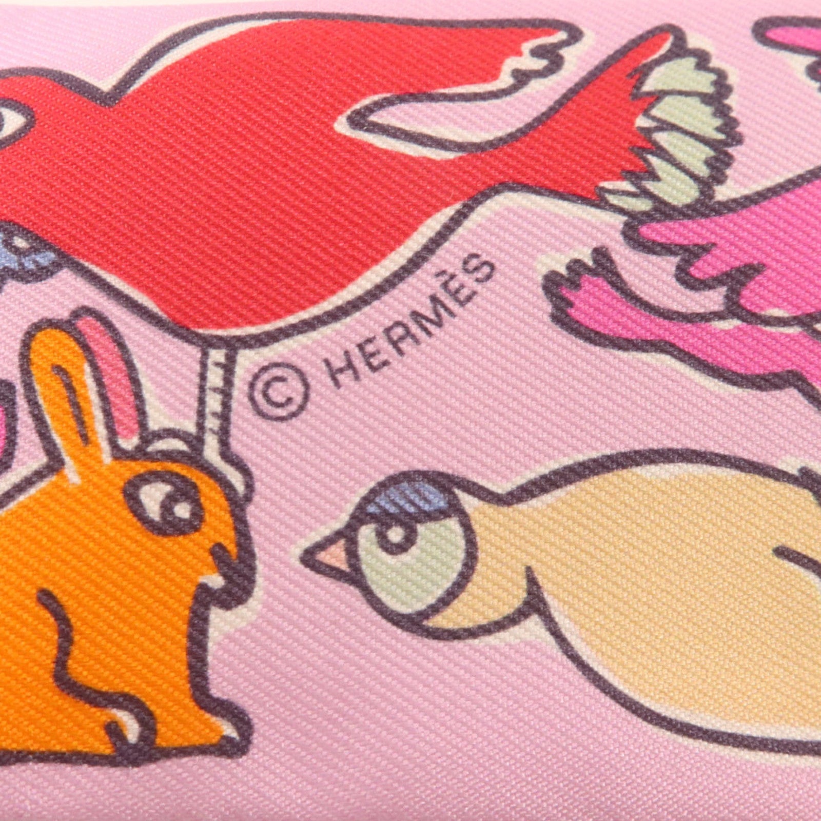 HERMES 絲質Twilly絲巾