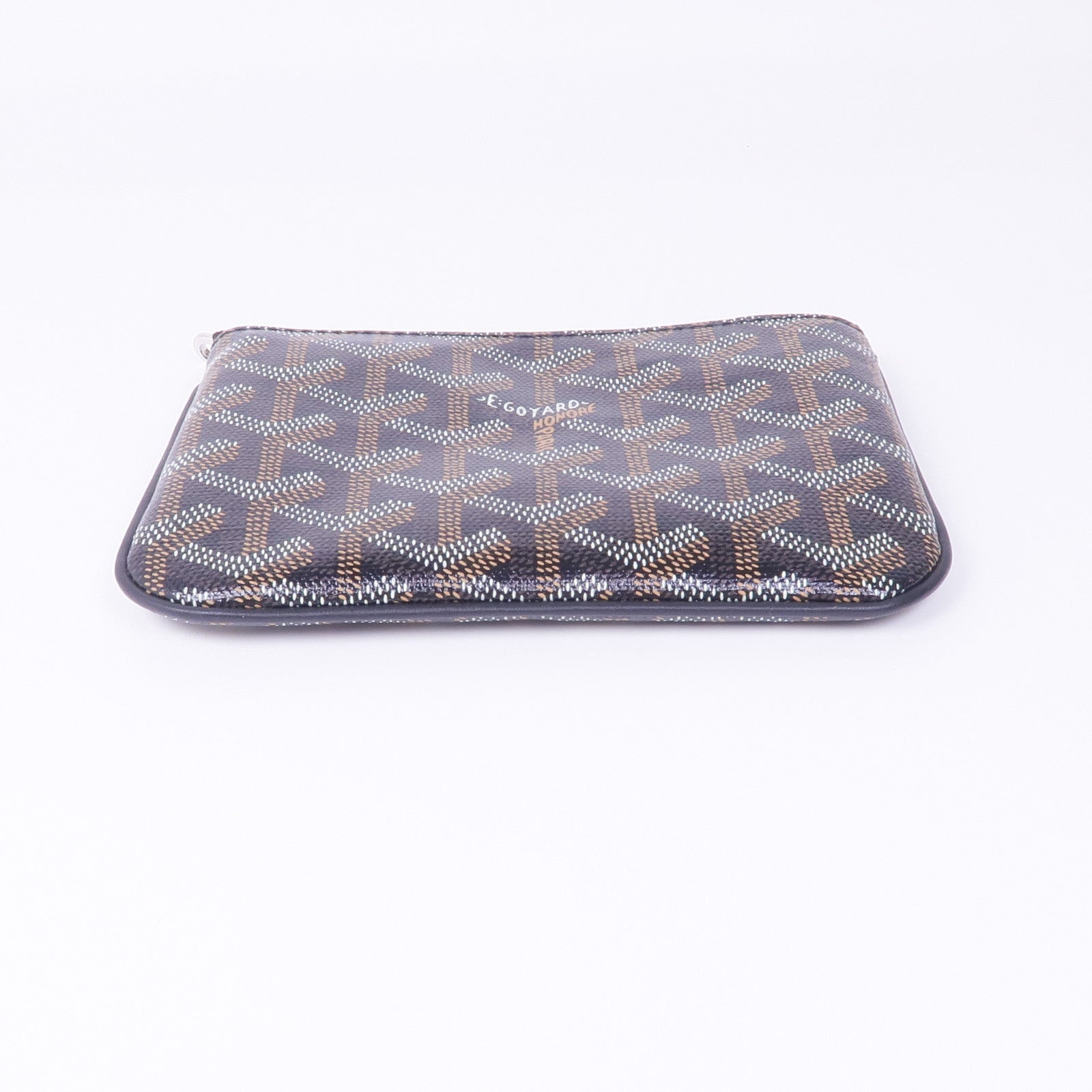 GOYARD 塗層帆布Pouch銀扣手拿包