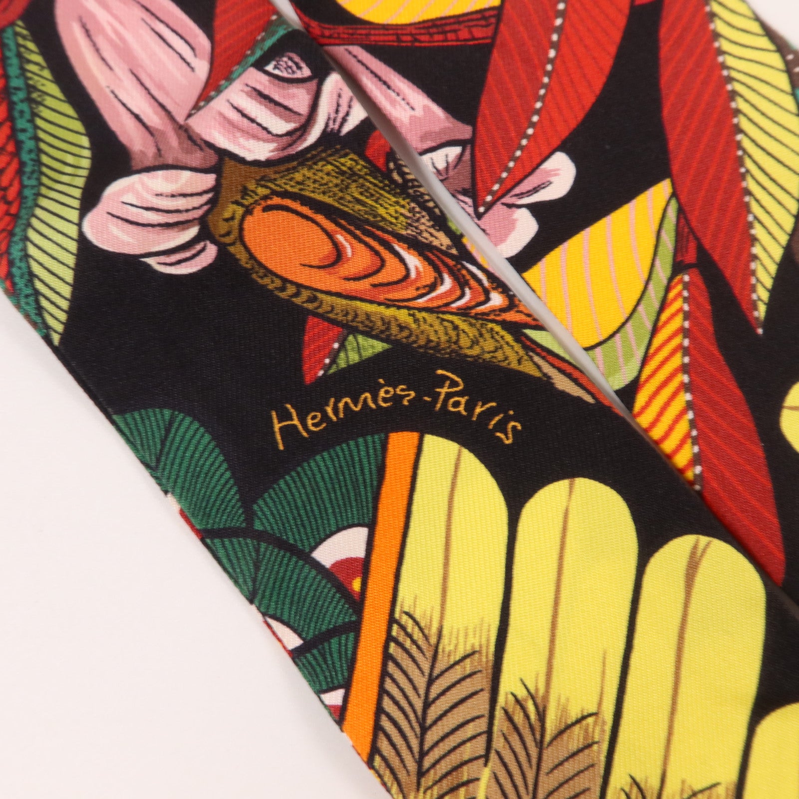 HERMES 絲質Twilly絲巾