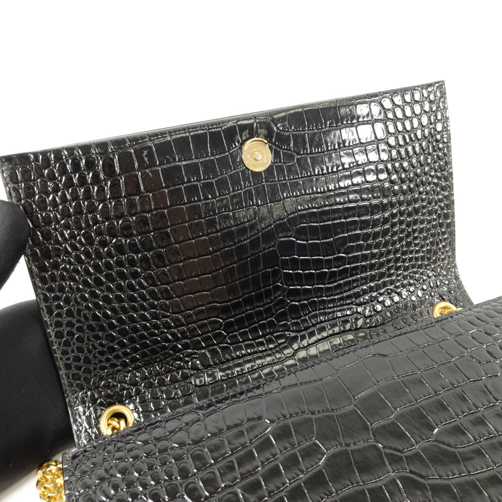 SAINT LAURENT 牛皮皮革Kate Medium Tassel鏈帶肩背袋