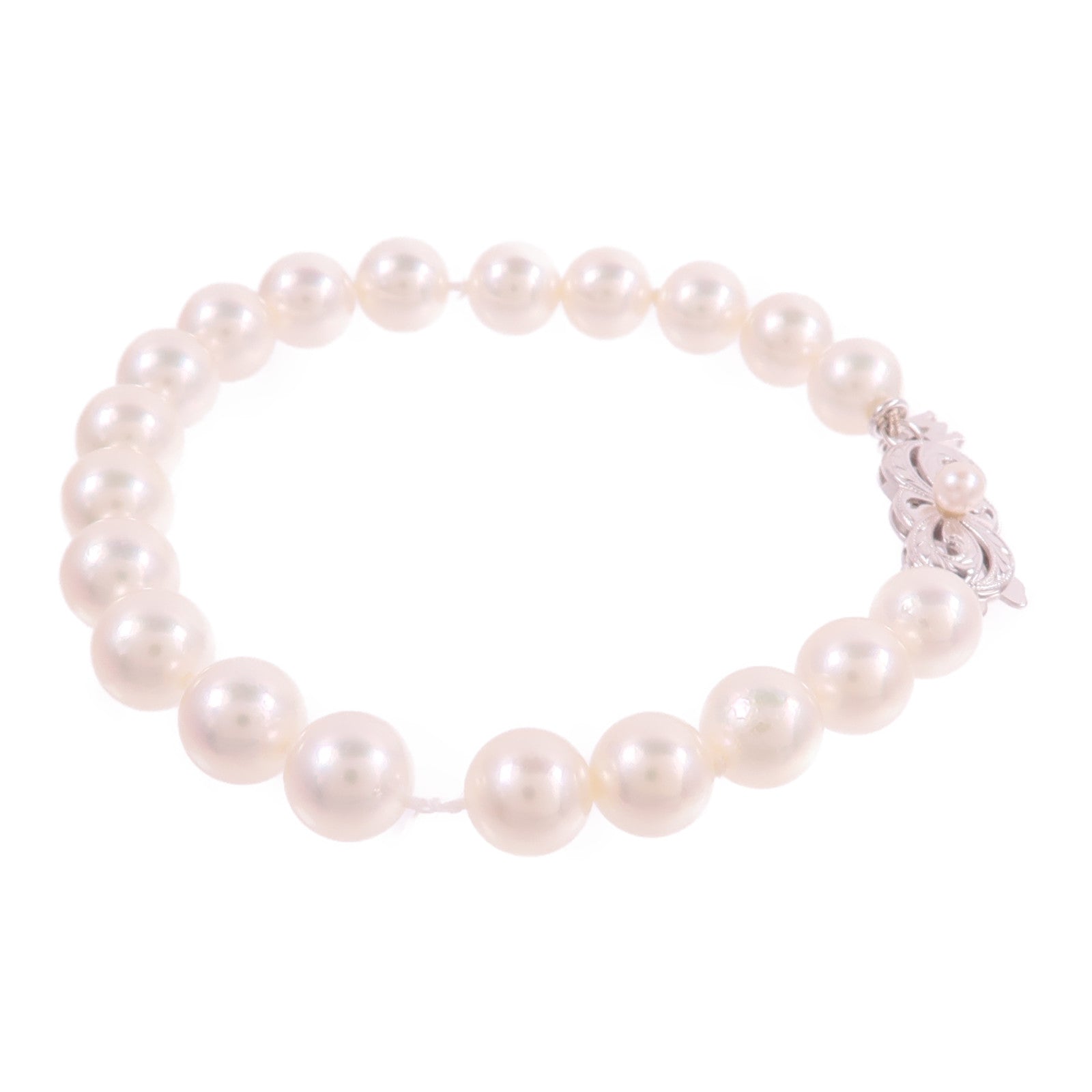 MIKIMOTO 18K白金Pearl Bracelet珍珠手鏈