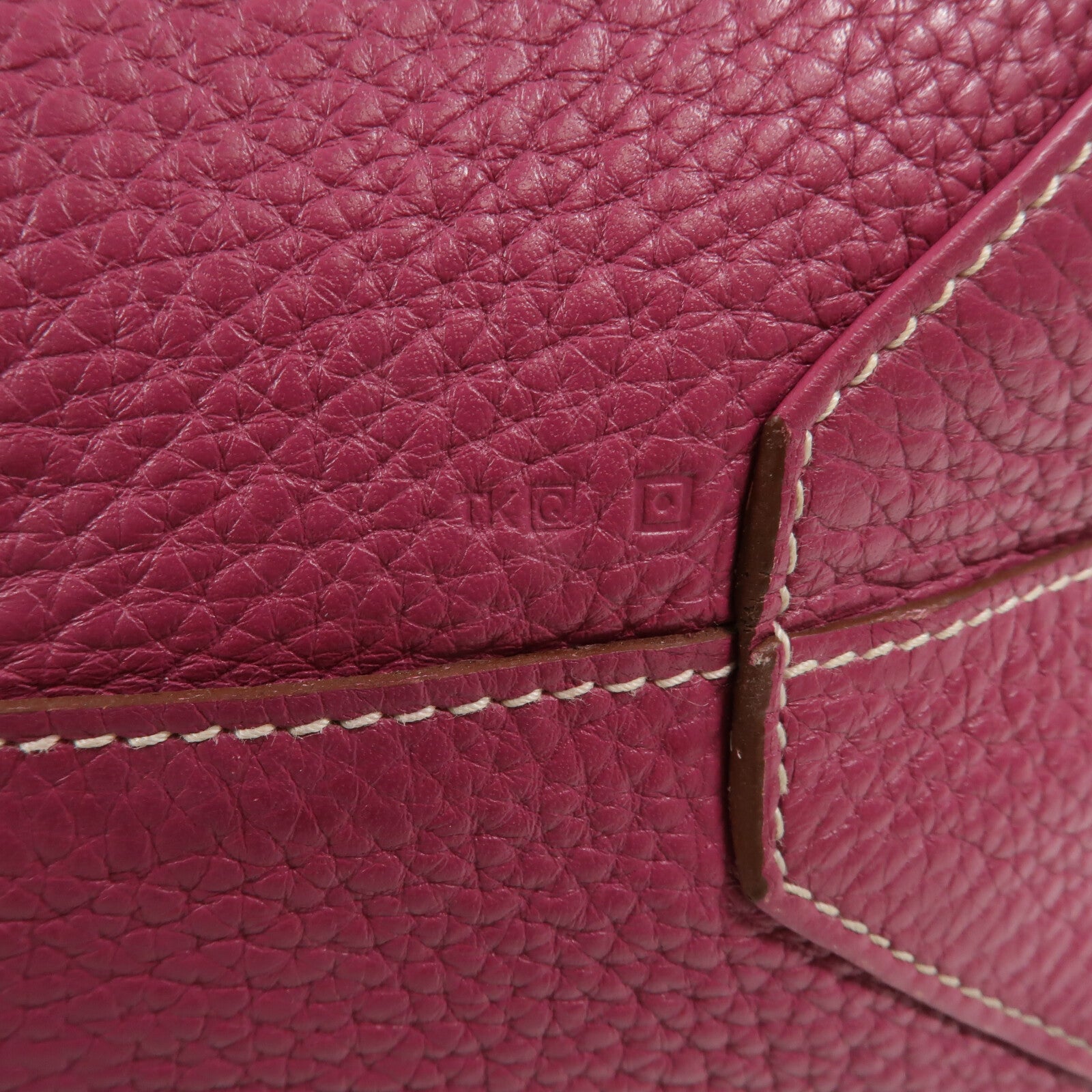 HERMES Clemence皮革Double Sens 45肩背袋Tosca/Alezan
