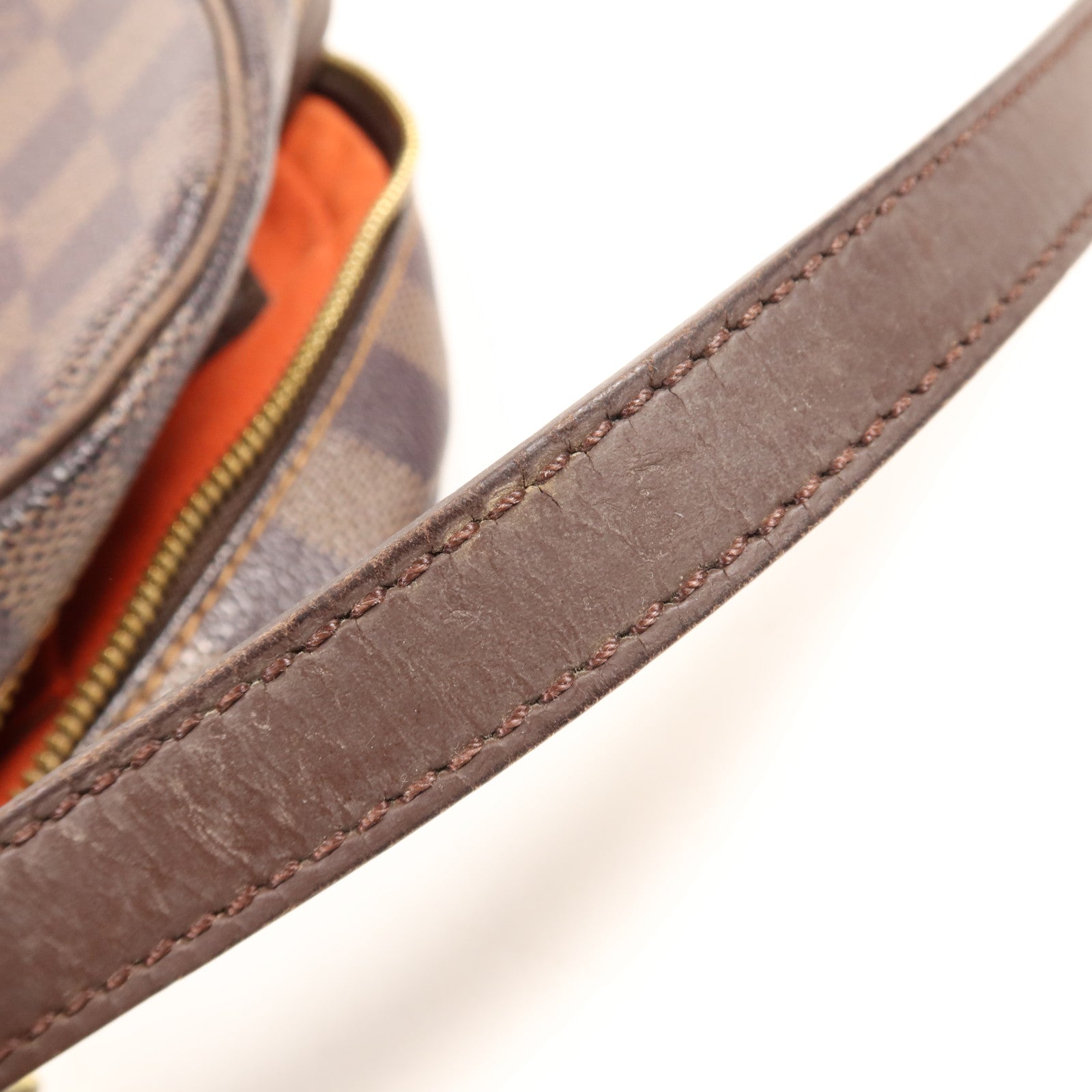 LOUIS VUITTON Damier Ipanema PM金扣肩背袋
