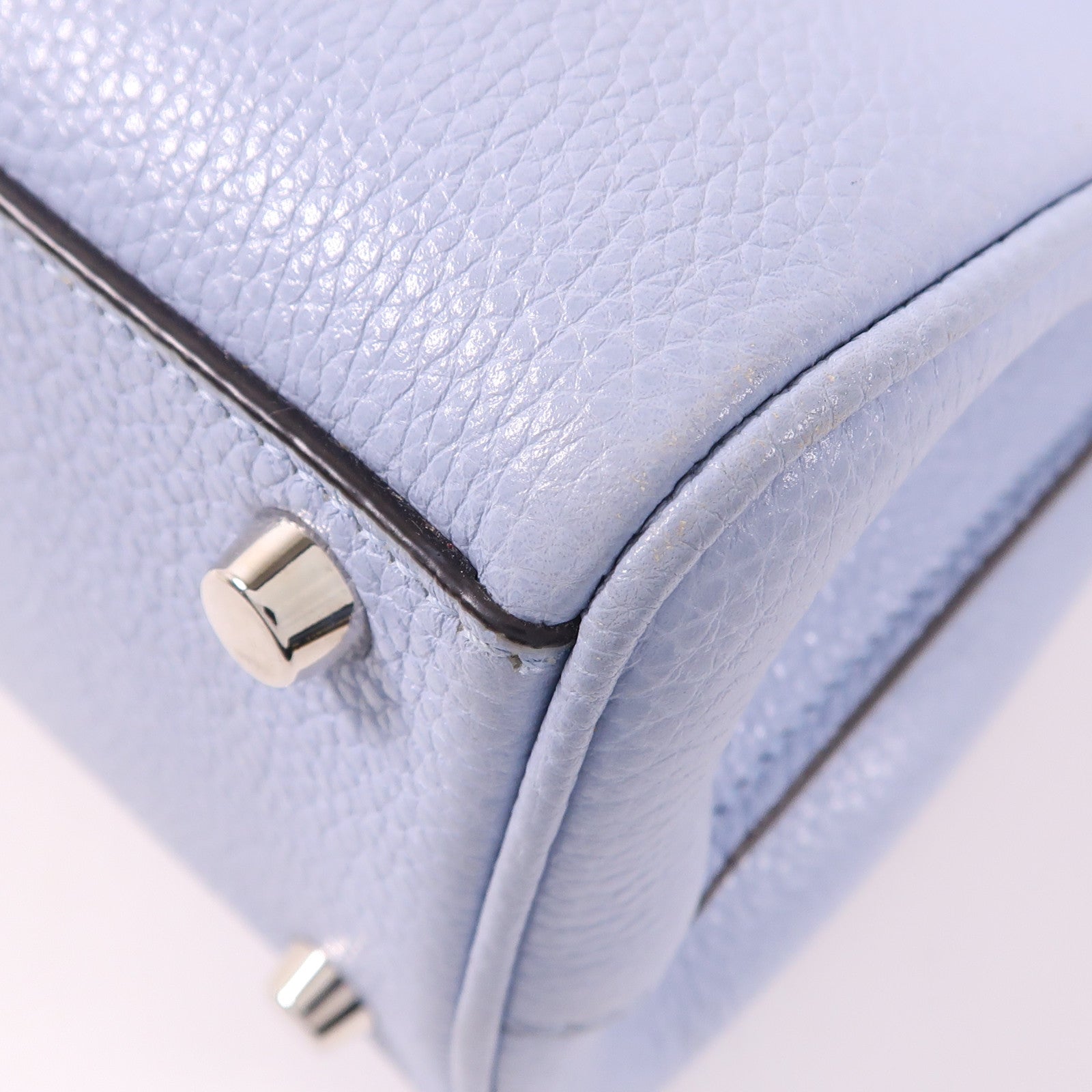GUCCI 牛皮皮革Shoulder Bag銀扣手挽肩背兩用袋