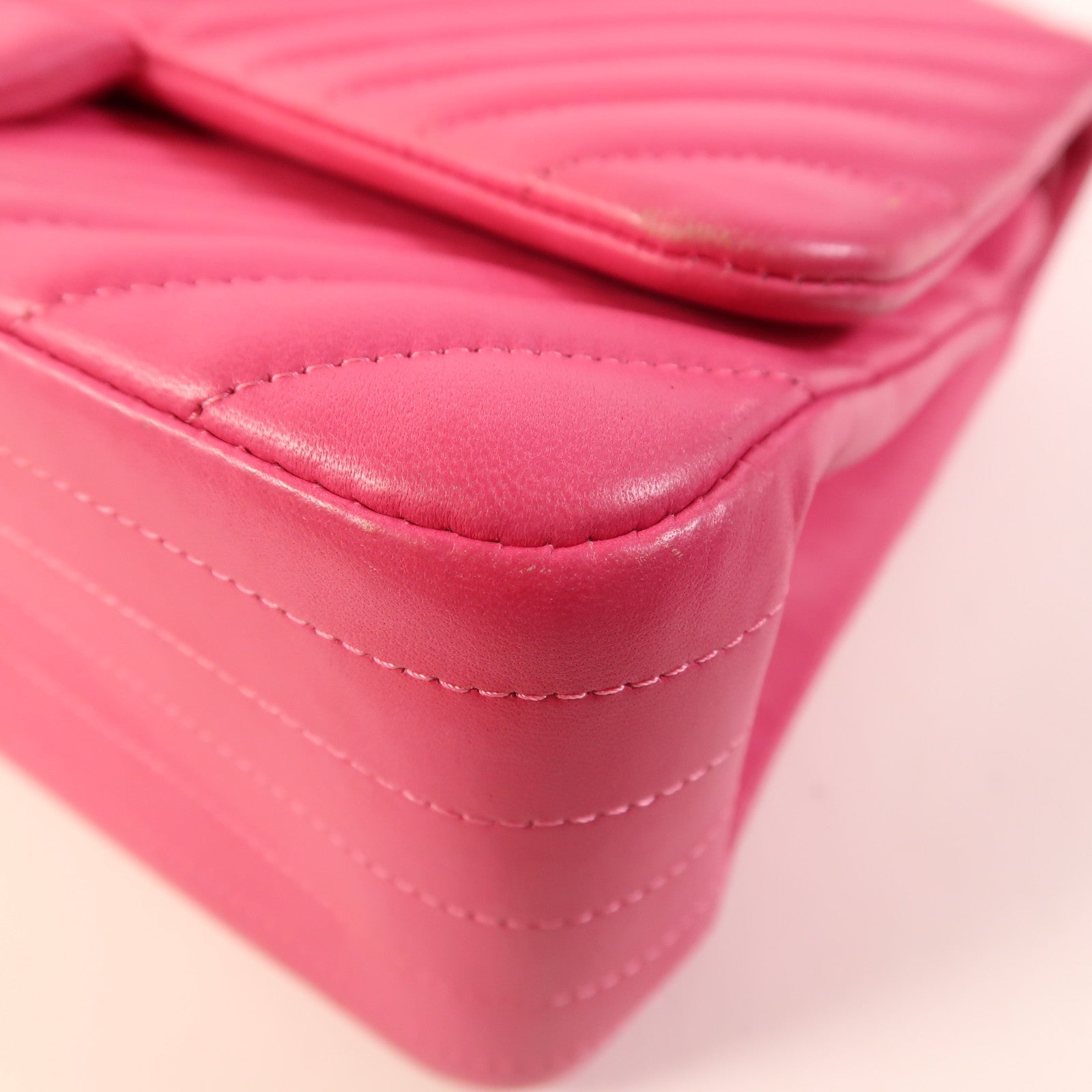 CHANEL 羊皮皮革Large Classic金扣鏈帶肩背袋