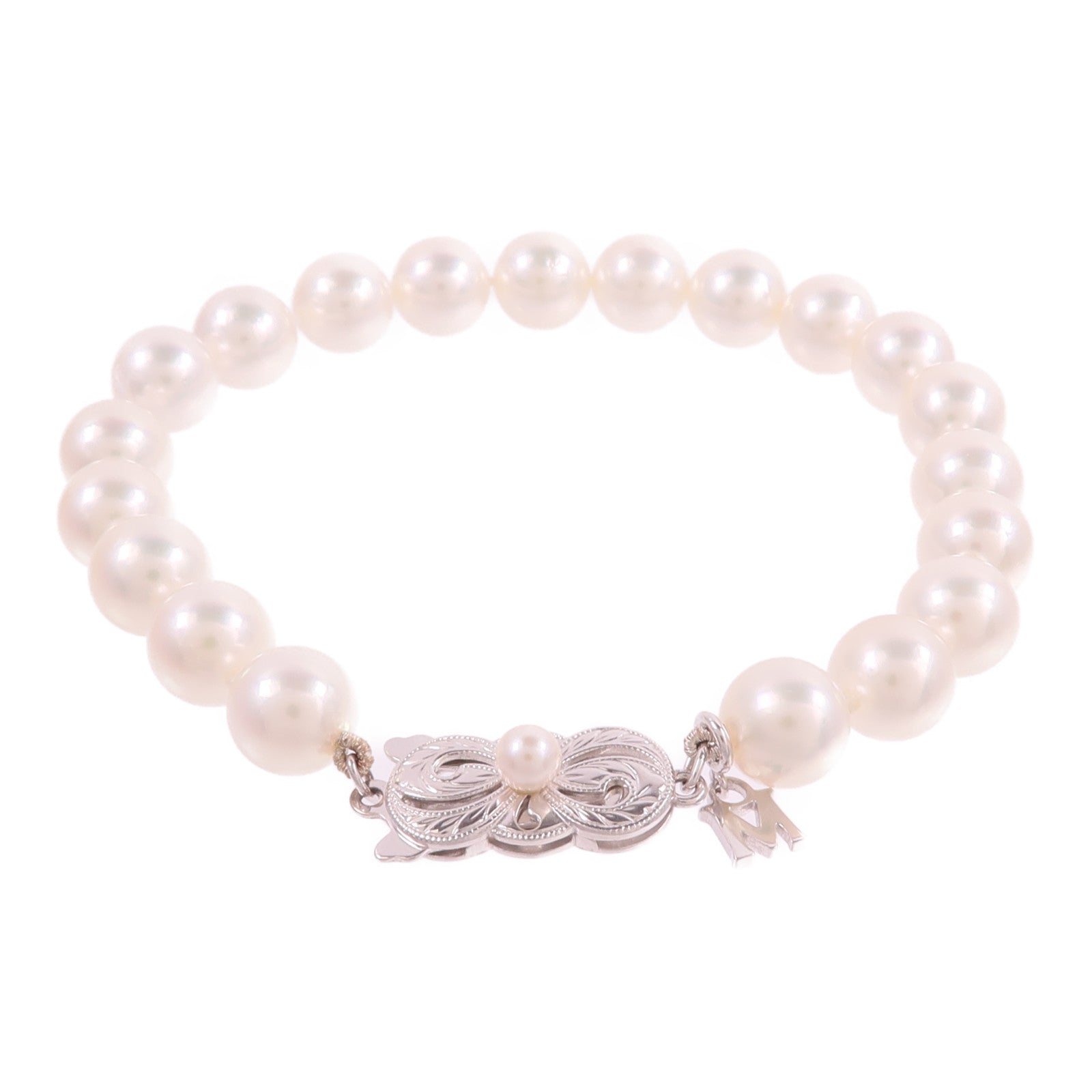 MIKIMOTO 18K白金Pearl Bracelet珍珠手鏈