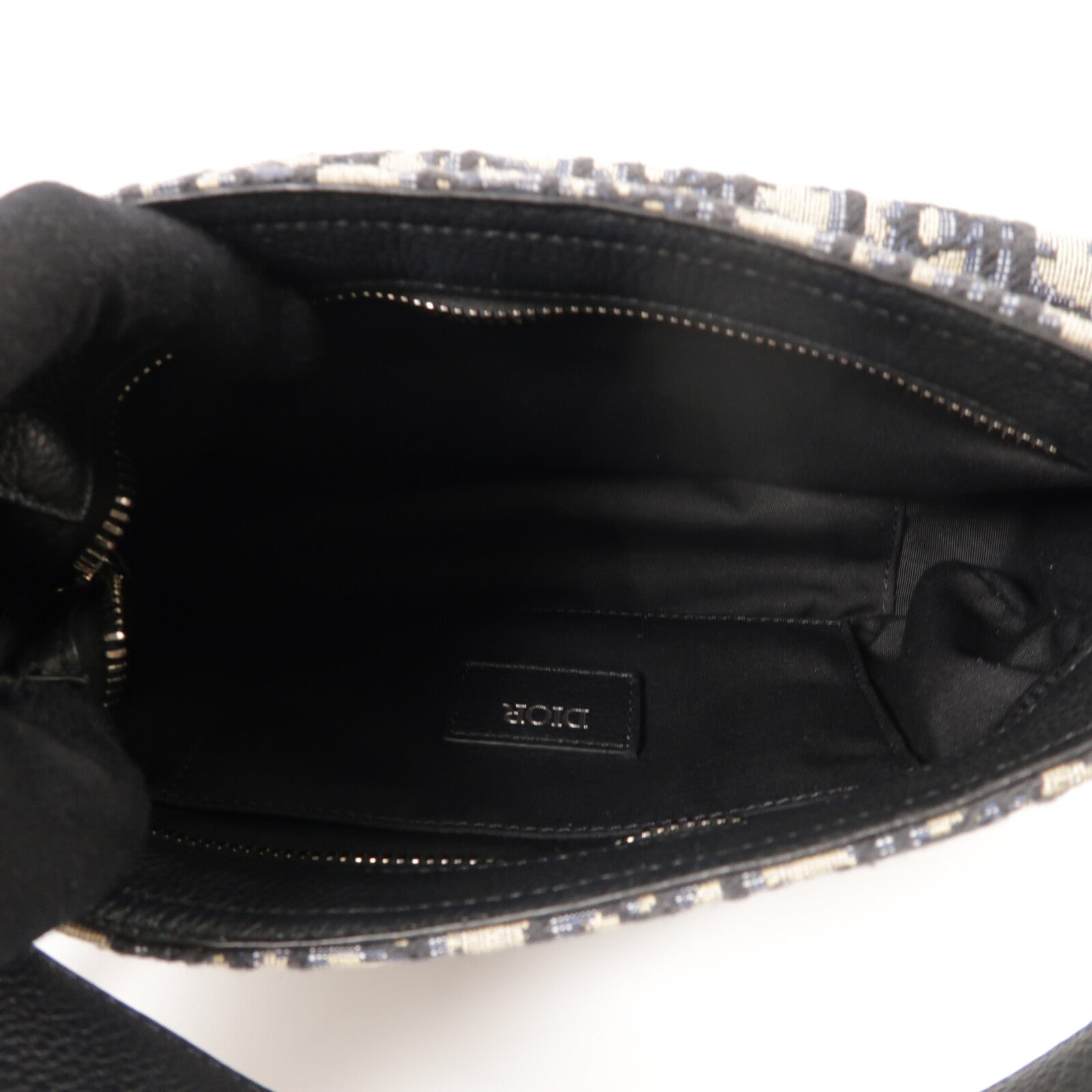 Dior 帆布Mini Saddle Soft Bag手挽肩背兩用袋