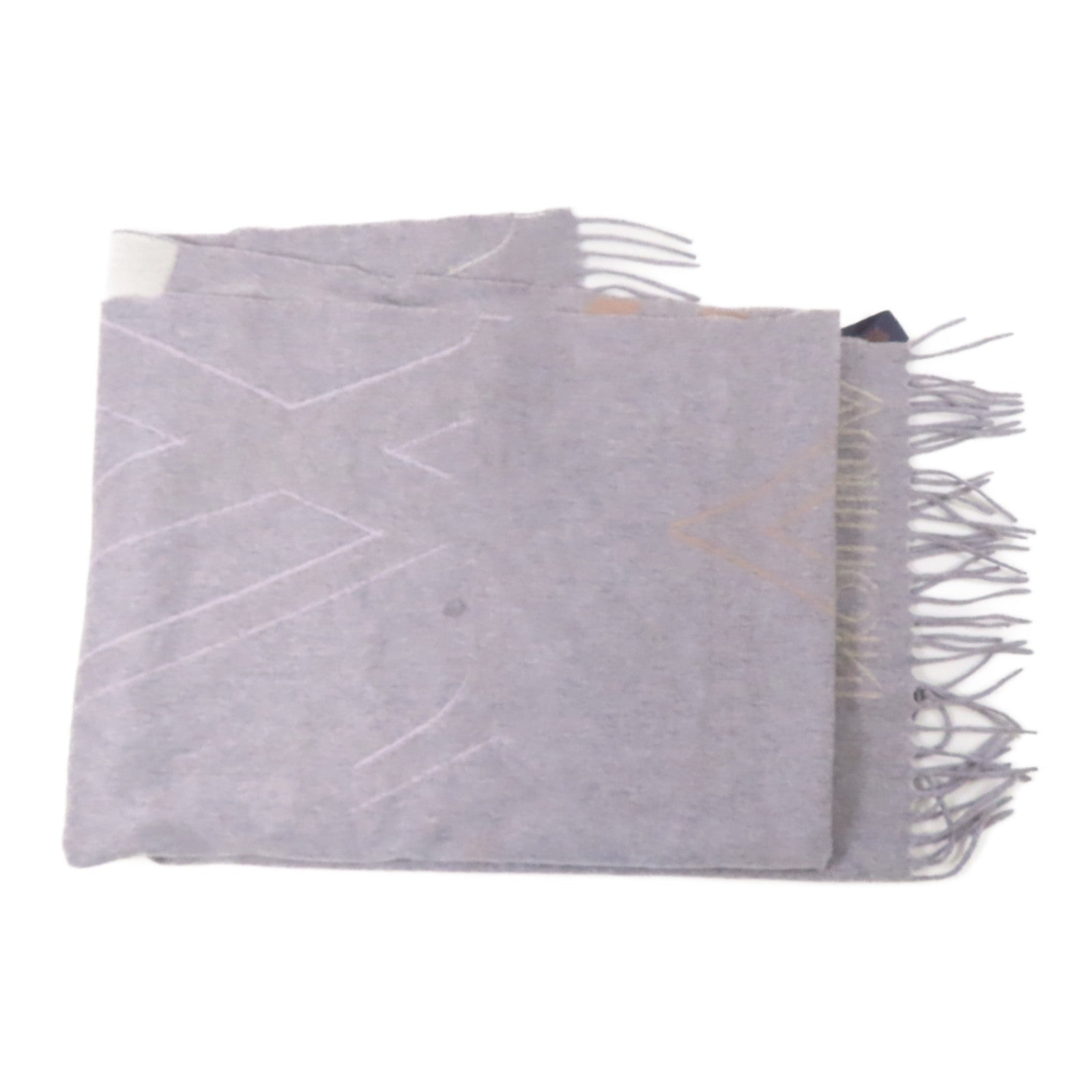 LOUIS VUITTON 羊絨The Ultimate Scarf 180x70圍巾灰色