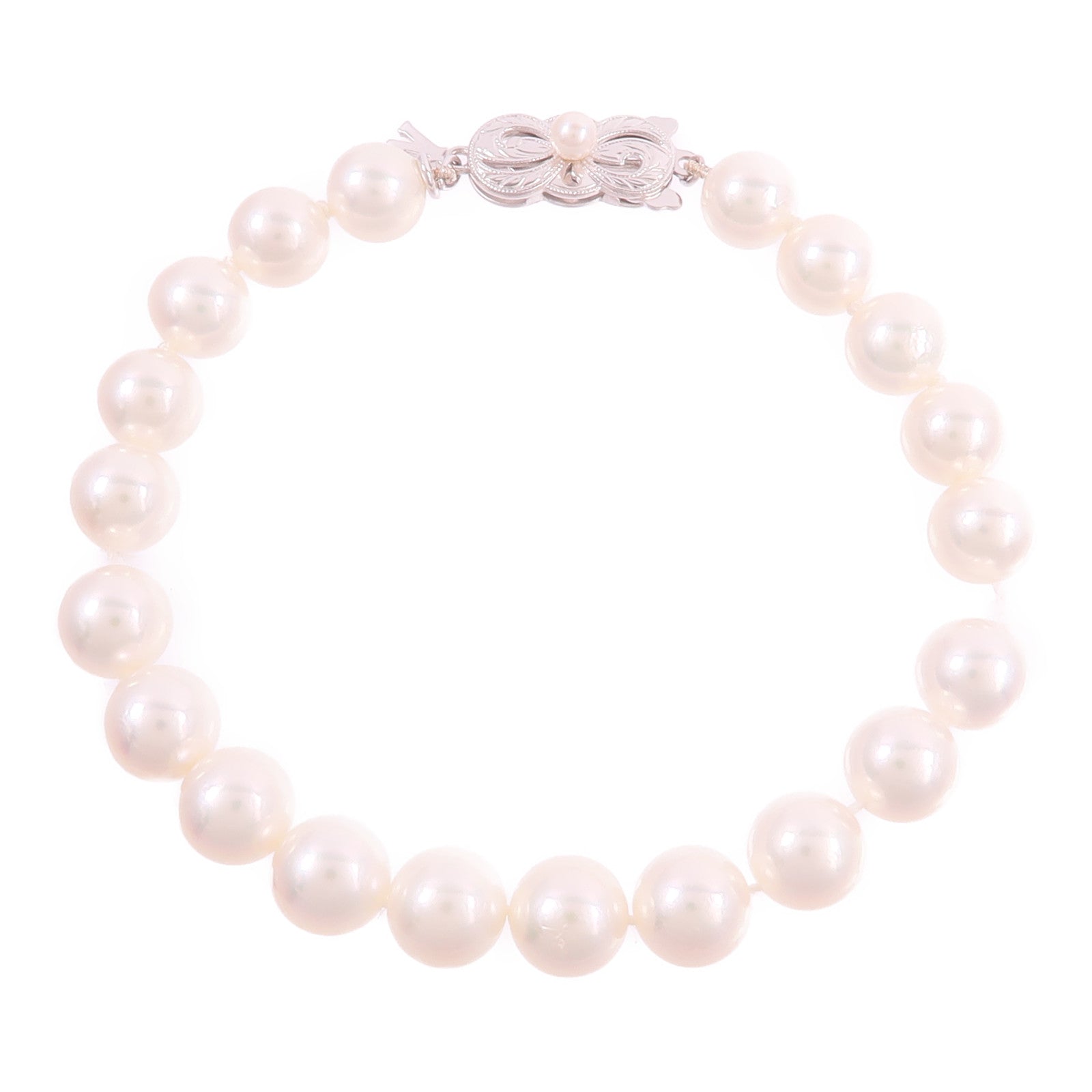 MIKIMOTO 18K白金Pearl Bracelet珍珠手鏈