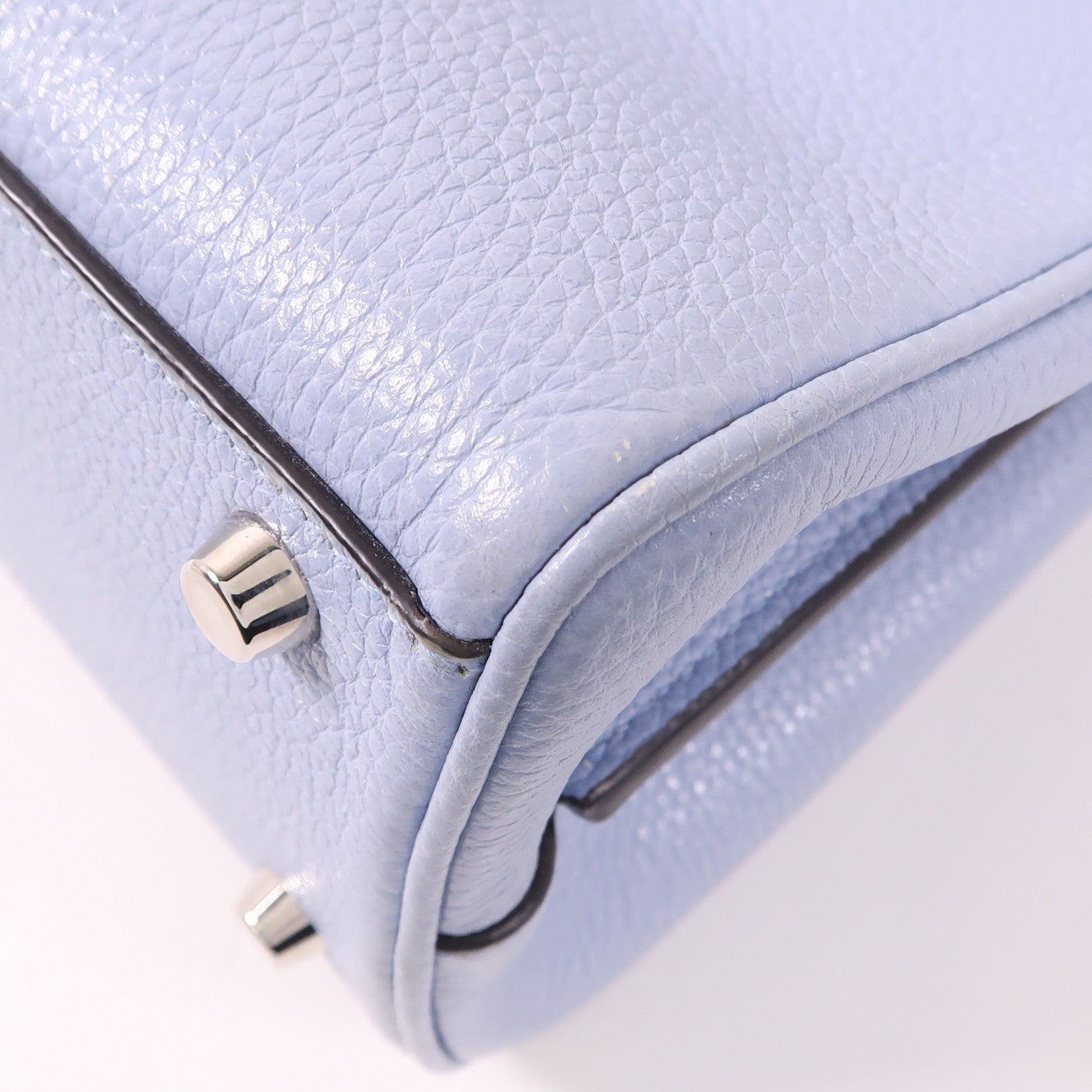 GUCCI 牛皮皮革Shoulder Bag銀扣手挽肩背兩用袋