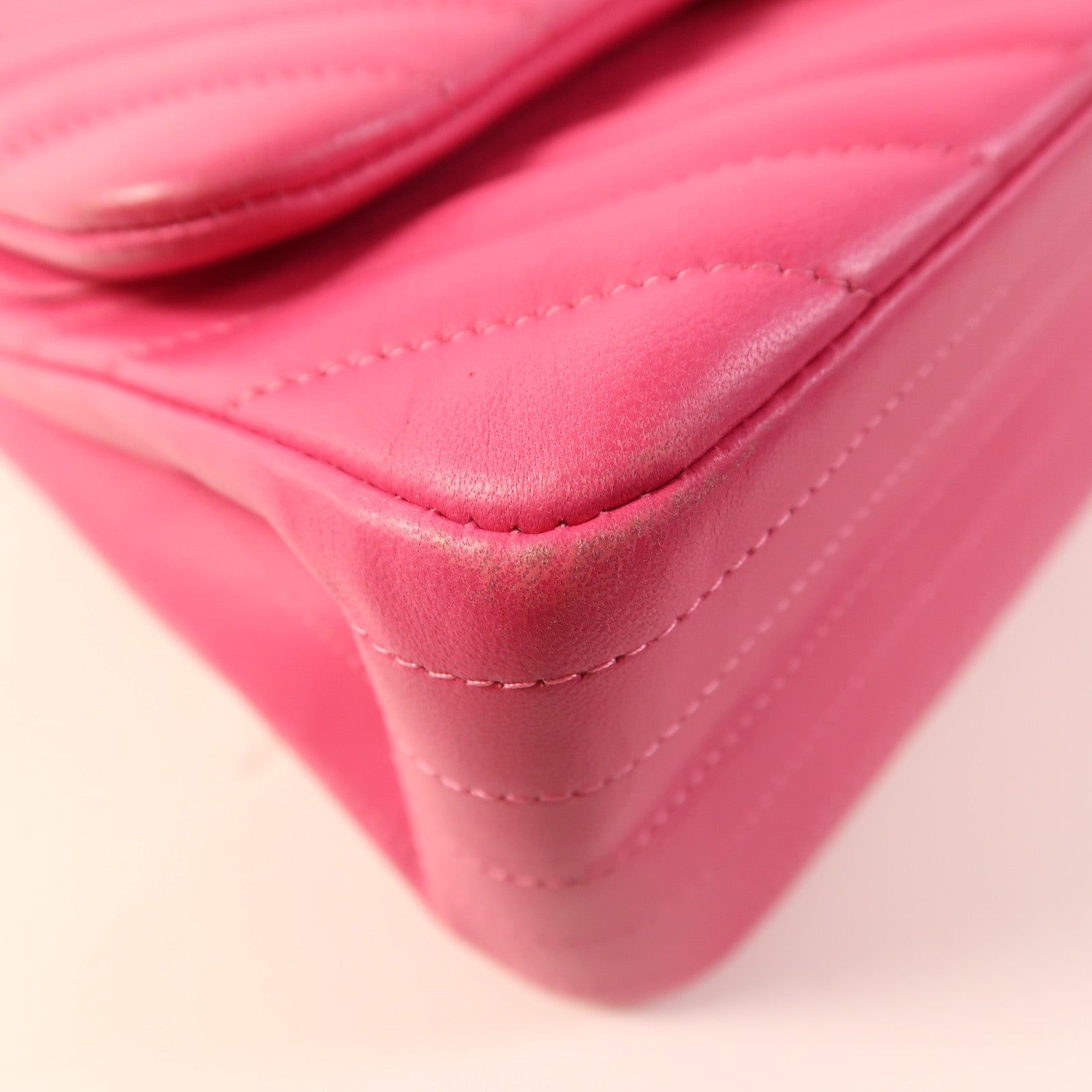 CHANEL 羊皮皮革Large Classic金扣鏈帶肩背袋