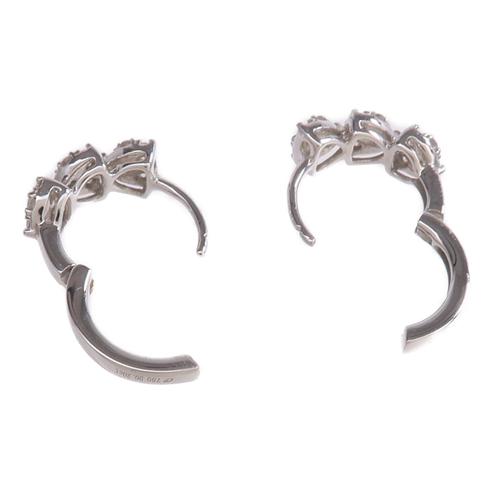 JEWELRY 18K白金Diamond Earrings鑽石耳環