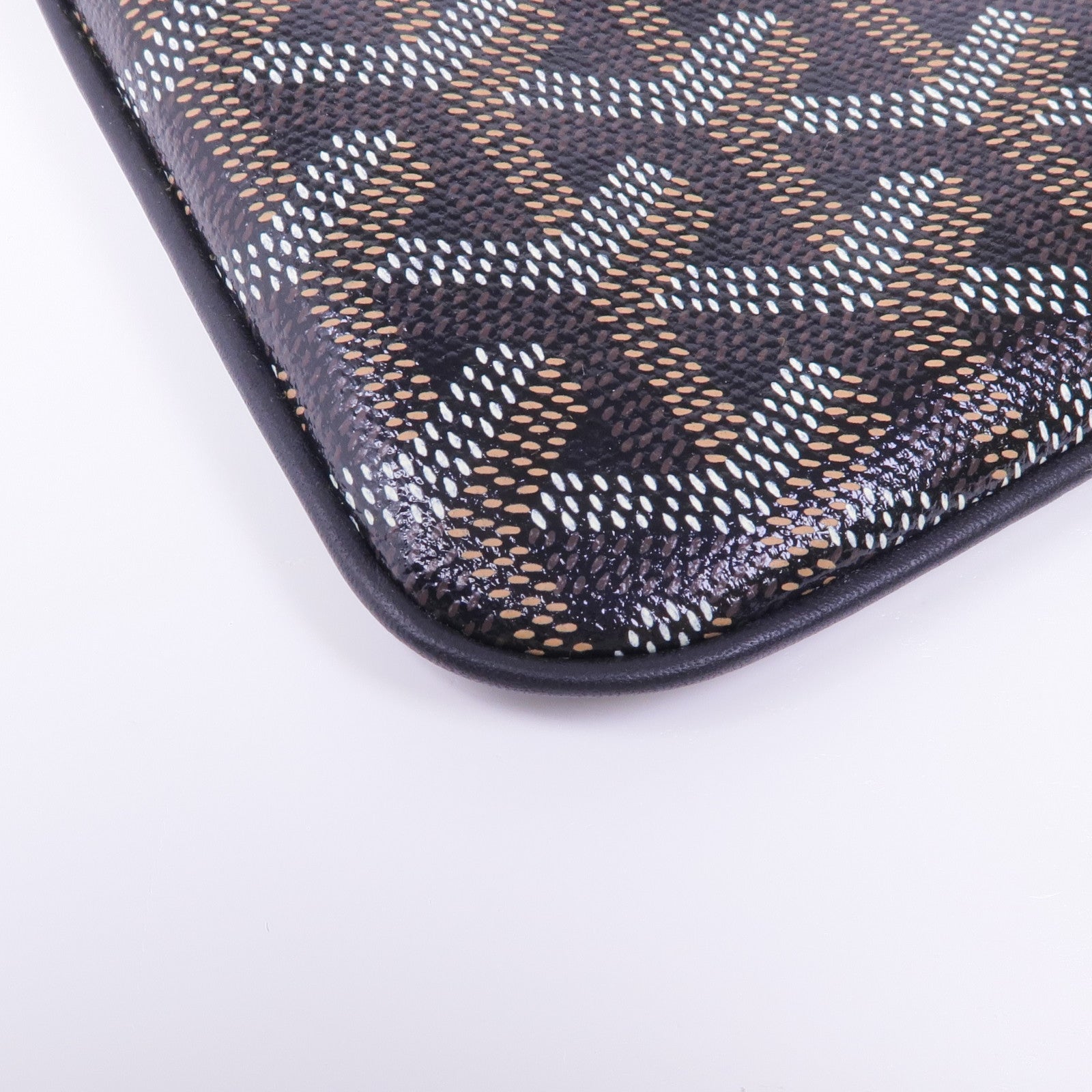 GOYARD 塗層帆布Pouch銀扣手拿包