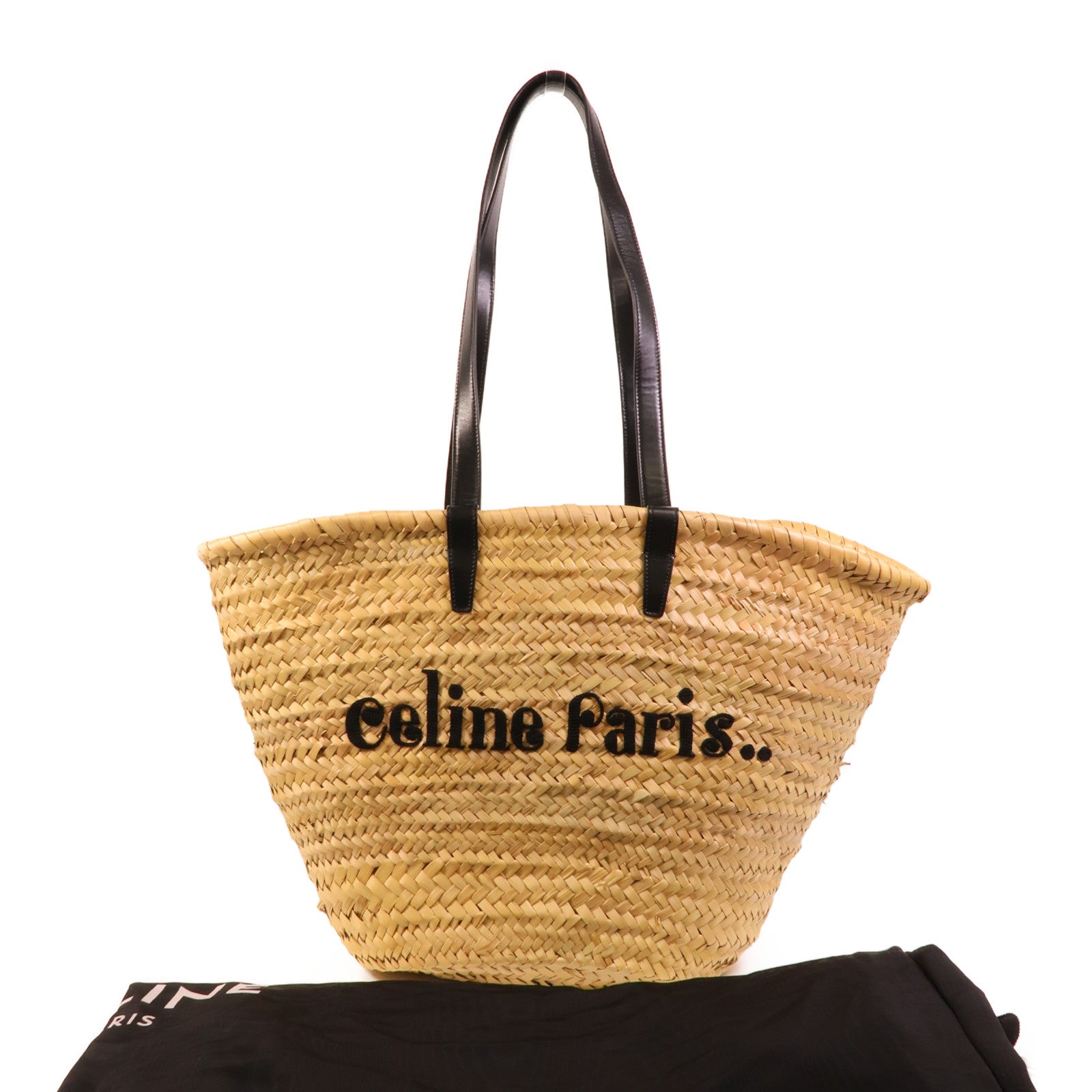 CELINE Raffia Classic Panier Medium肩背袋