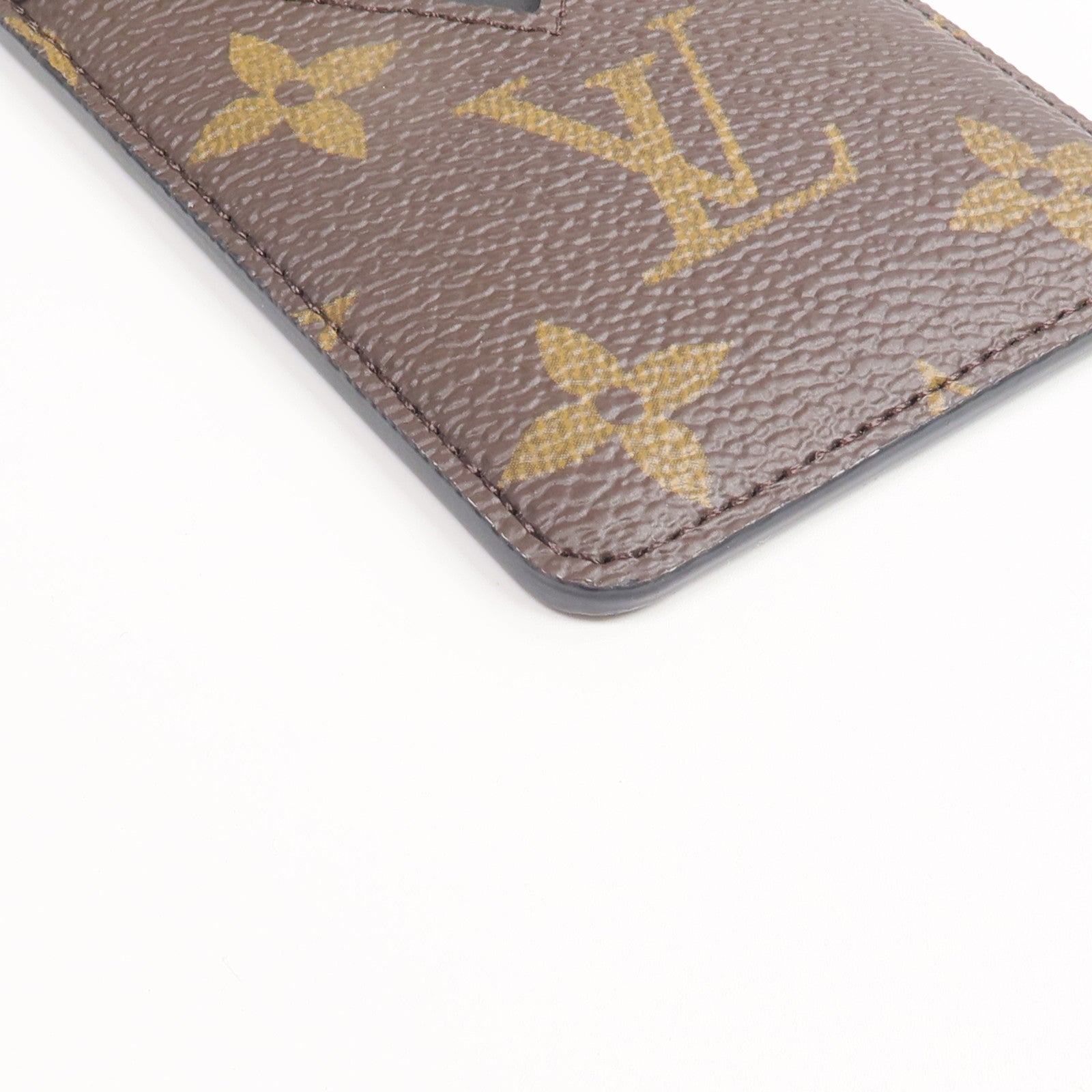 LOUIS VUITTON Monogram Macassar Magnetic Card Holder卡片套