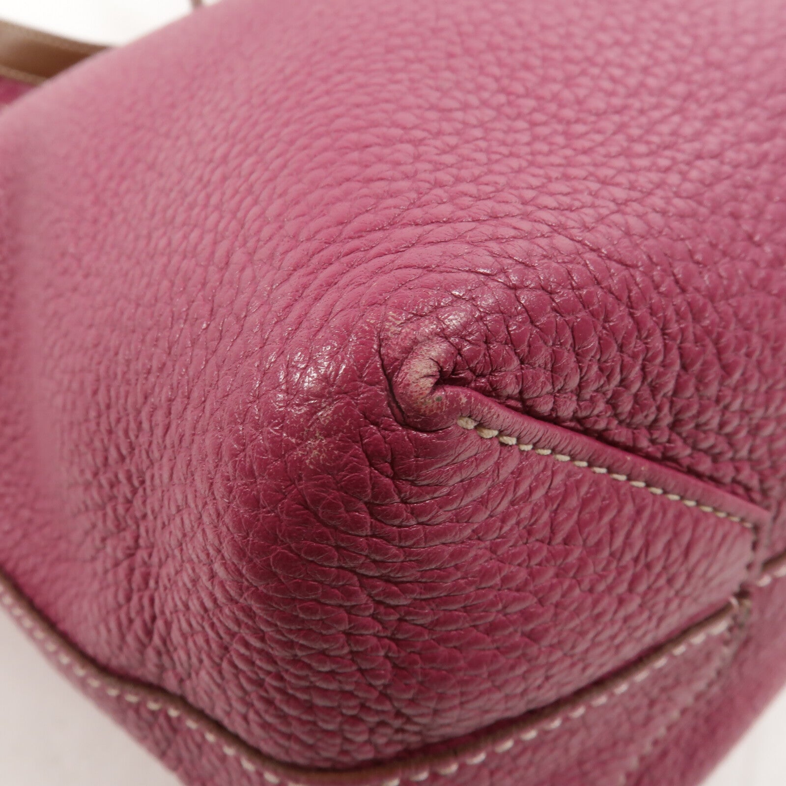 HERMES Clemence皮革Double Sens 45肩背袋Tosca/Alezan