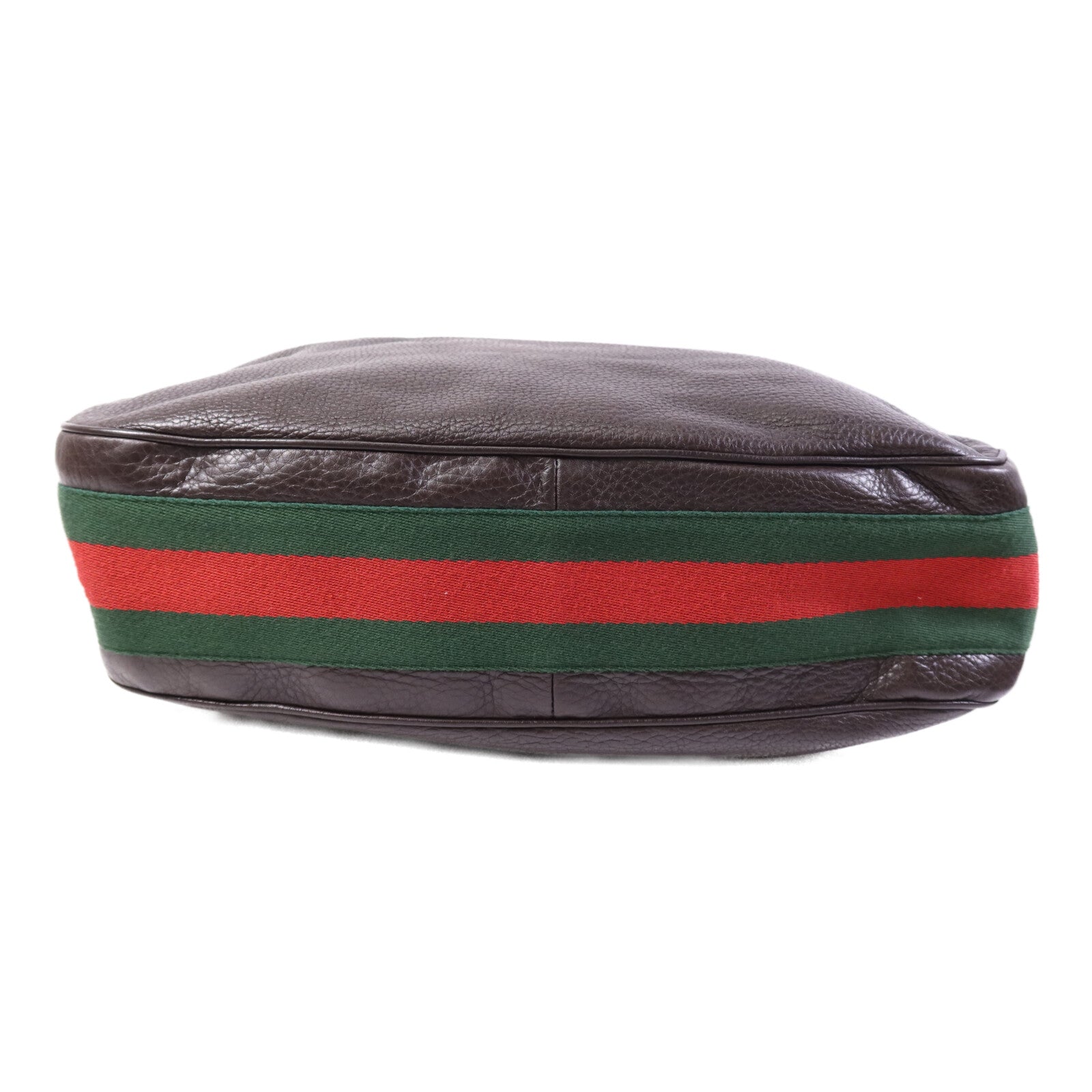 GUCCI 牛皮皮革Heritage Shouler Bag銀扣肩背袋