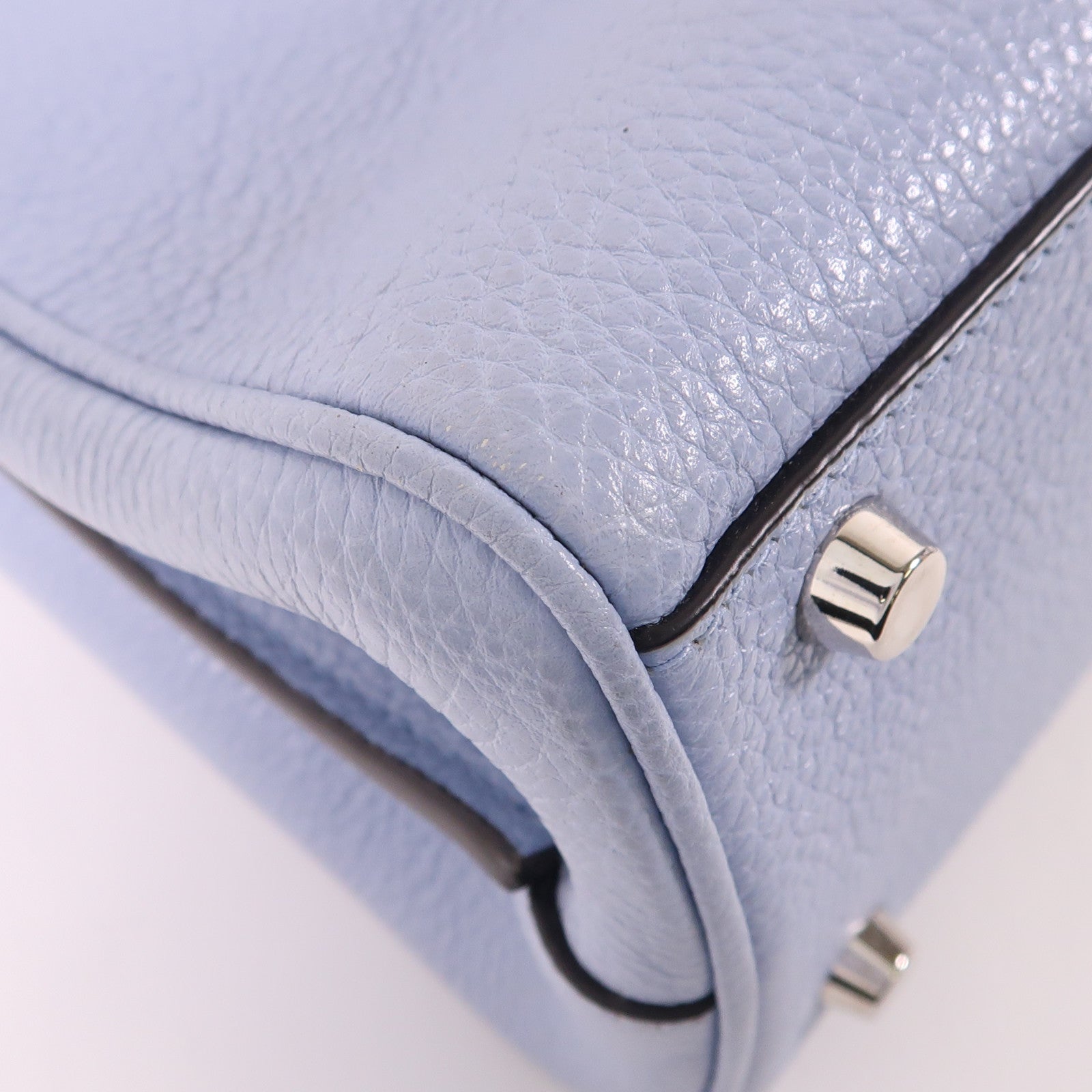 GUCCI 牛皮皮革Shoulder Bag銀扣手挽肩背兩用袋