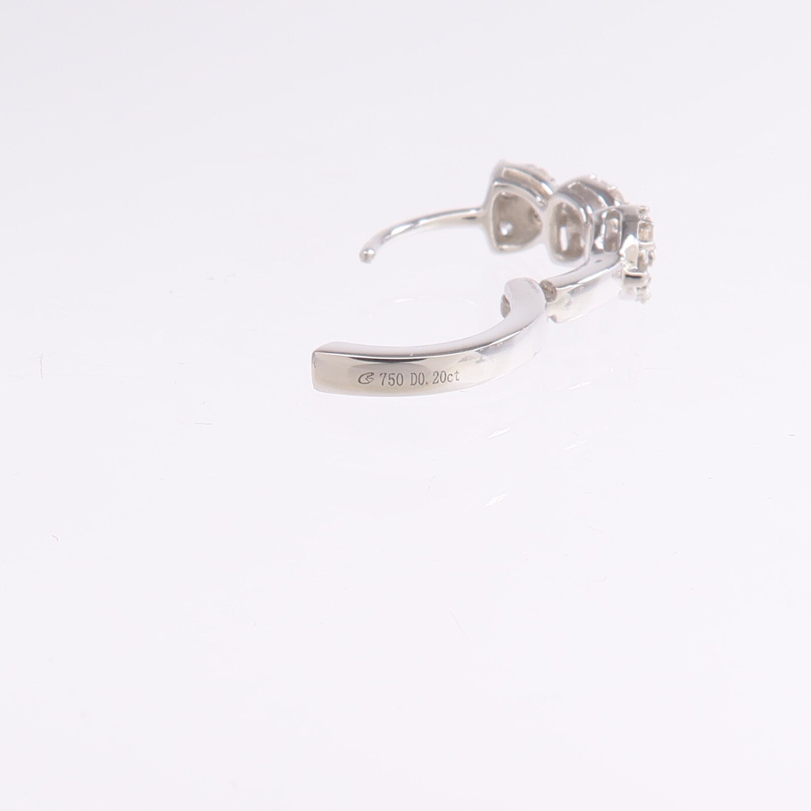 JEWELRY 18K白金Diamond Earrings鑽石耳環