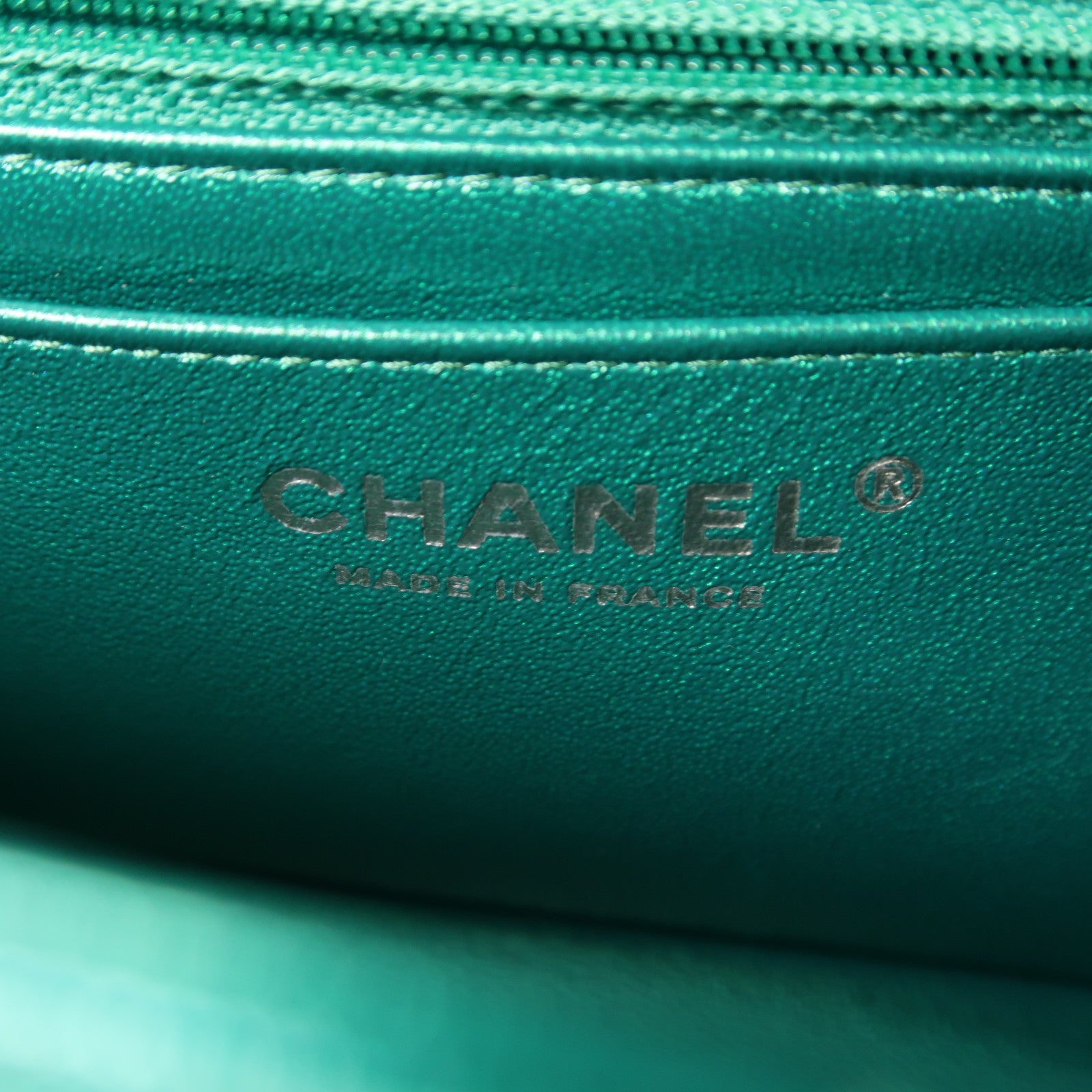 CHANEL 牛皮皮革2.55Mini鏈帶肩背袋