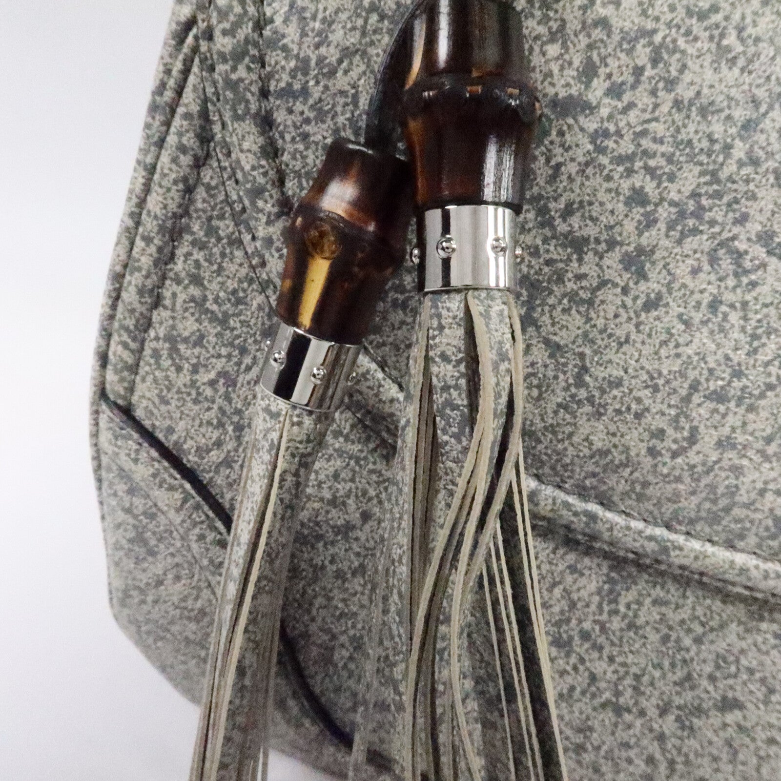 GUCCI 牛皮皮革Bamboo New Large手挽肩背兩用袋